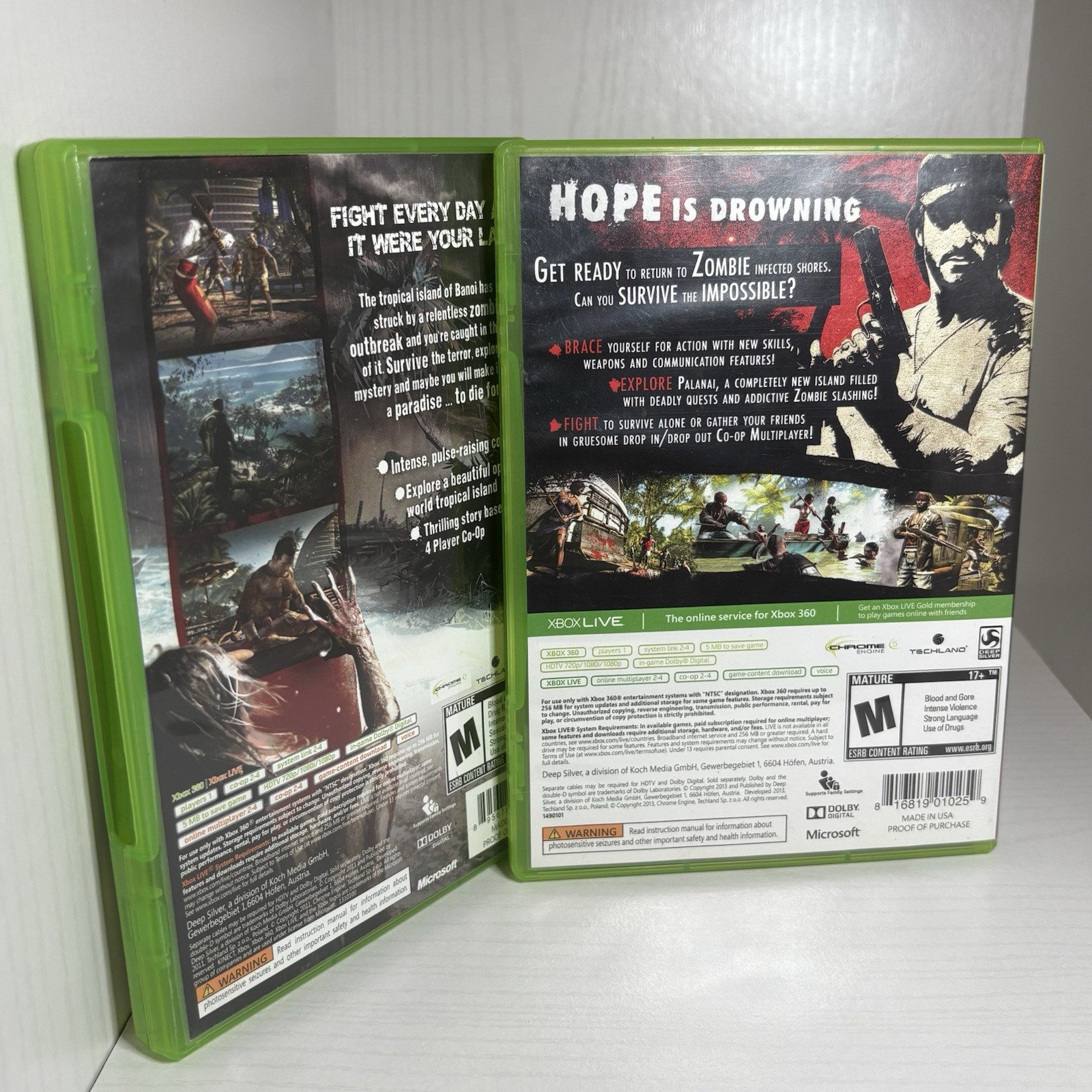 2 Dead Island and Dead Island: Riptide Special Edition Microsoft Xbox 360 CIB