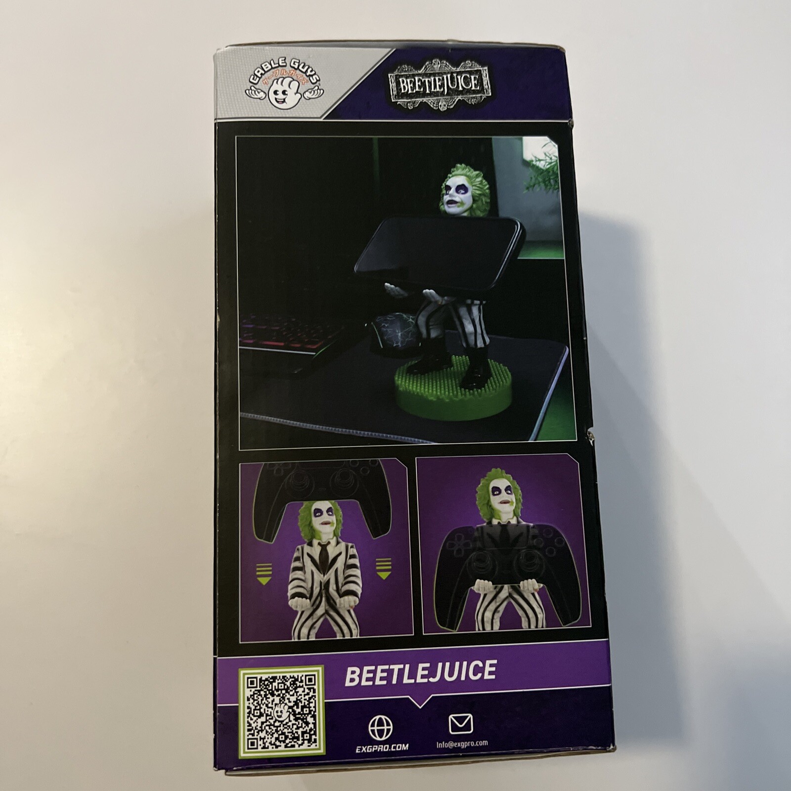 Exclusive 2024 Beetlejuice Playstation/Xbox Controller, Phone Holder. IN HAND
