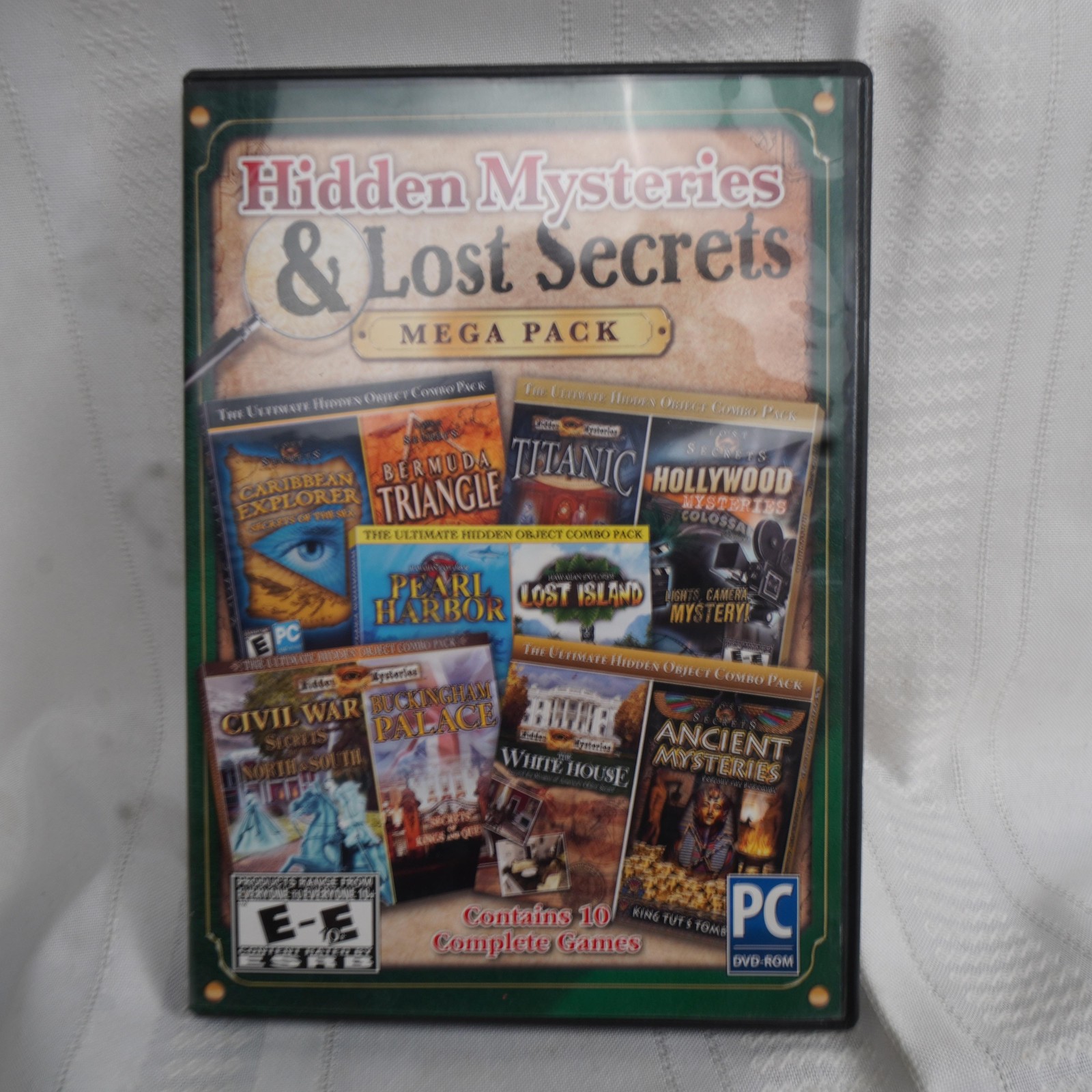 Hidden Mysteries & Lost Secrets Mega Pack PC DVD-ROM Encore E10+ Hidden Object