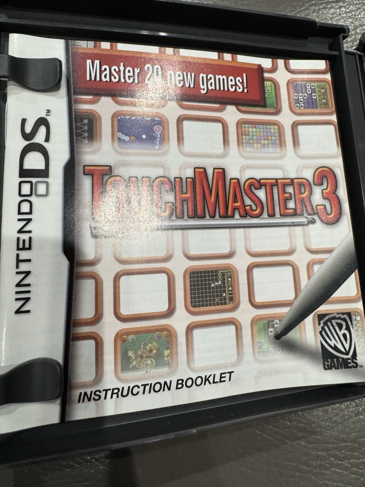 TouchMaster 3 (Nintendo DS, 2009) WITH MANUALS
