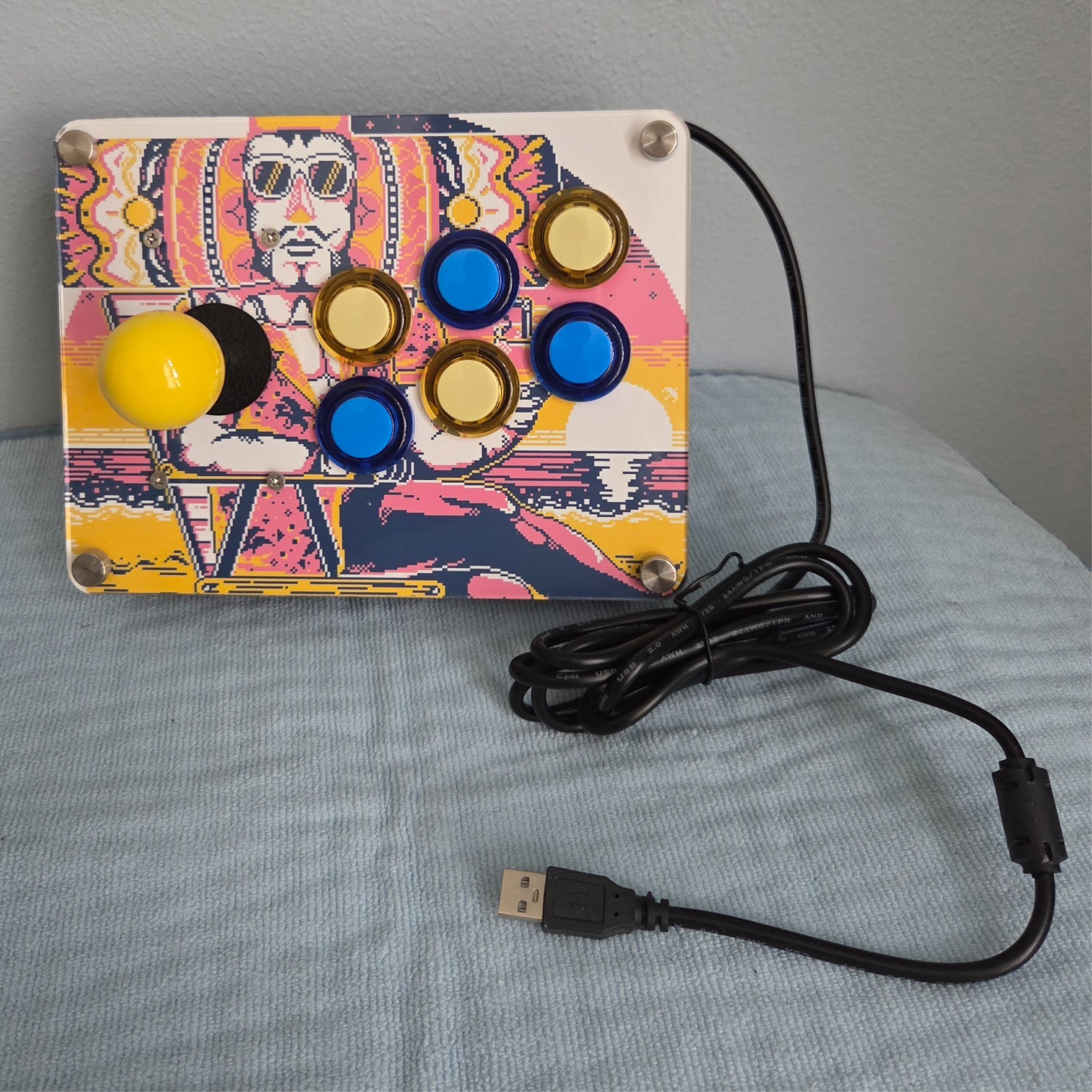 Custom PC Katamari Damacy Arcade Fight Stick King of All Cosmos