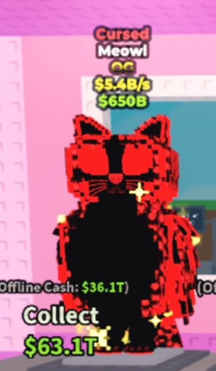 (⭐CHEAPEST⭐) Steal a Brainrot OG Meowl $5.4B/s (🟢NOT MODDED🟢)