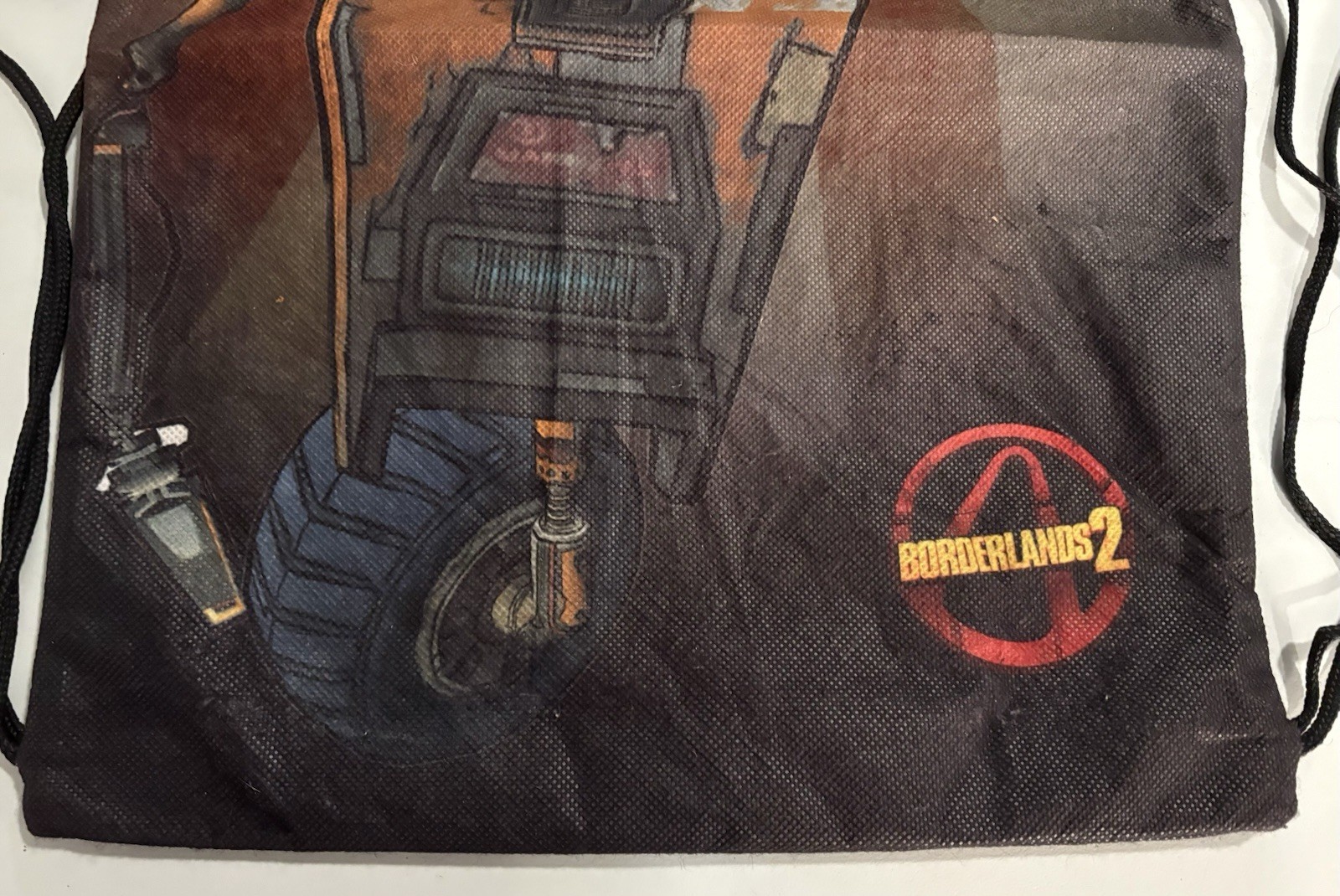 Borderlands 2 Collectable Promo Draw String Cinch Bag GameStop PowerUp Reward