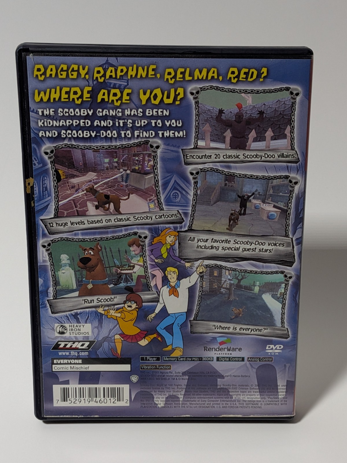 Scooby Doo-Night of 100 Frights – Sony PlayStation 2 Complete In Box