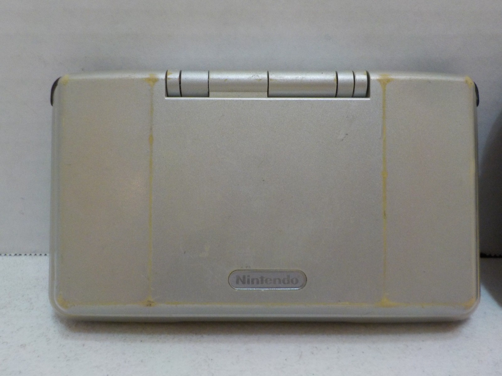 N A406 Nintendo DS Handheld Fat Console For Parts or Repair Silver Lot