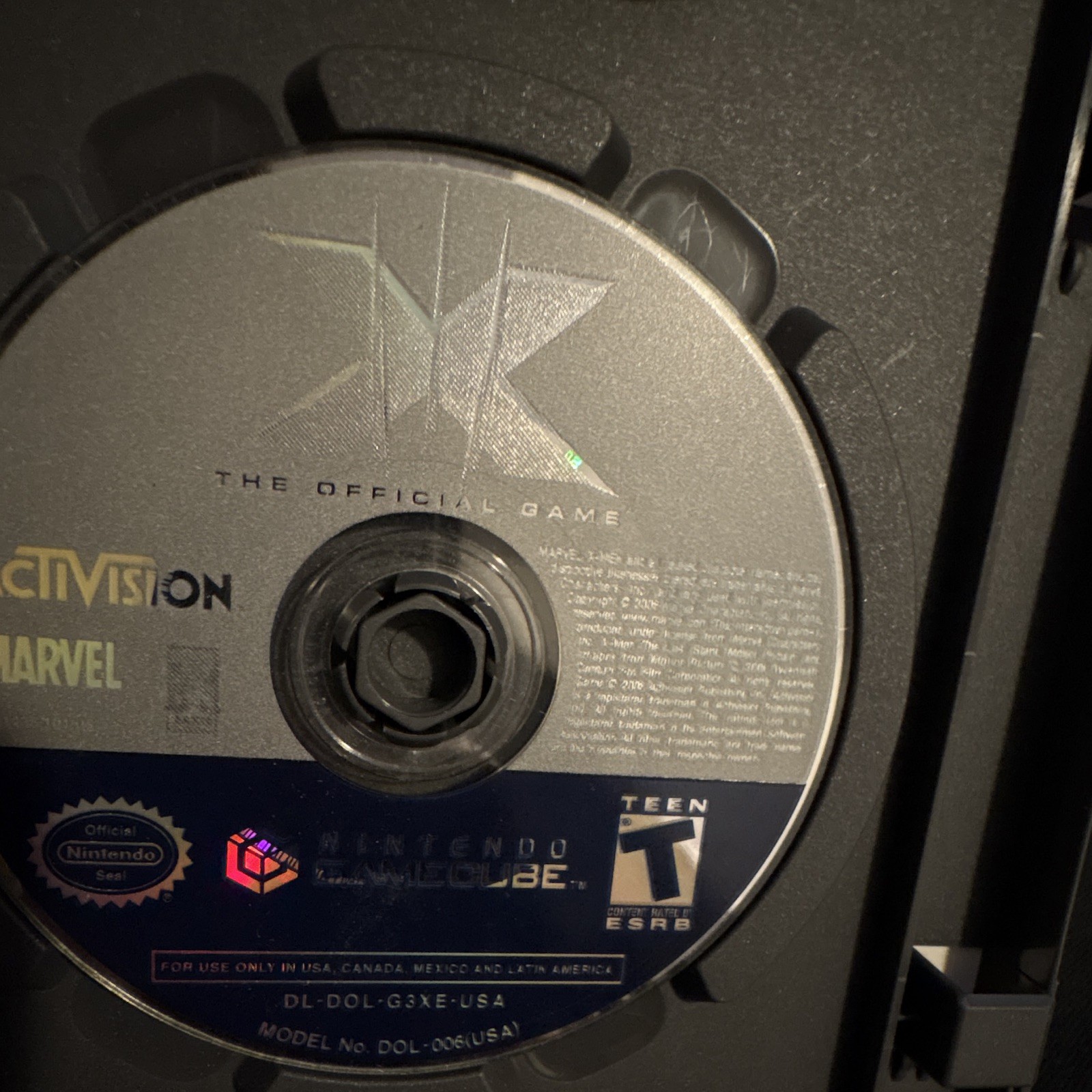 Nintendo GameCube X-Men 2: The Official Game Disc & DVD Keep Case