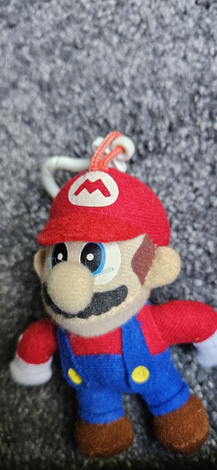 Toy Site & Nintendo Super Mario Bros. Plush Doll, Key Chain, Washable Carry Case