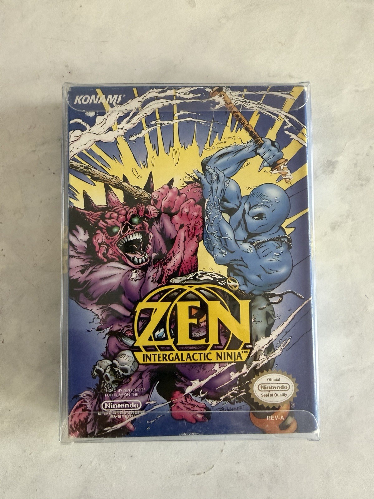 Zen: Intergalactic Ninja (Nintendo Entertainment System NES 1993) CIB/Complete