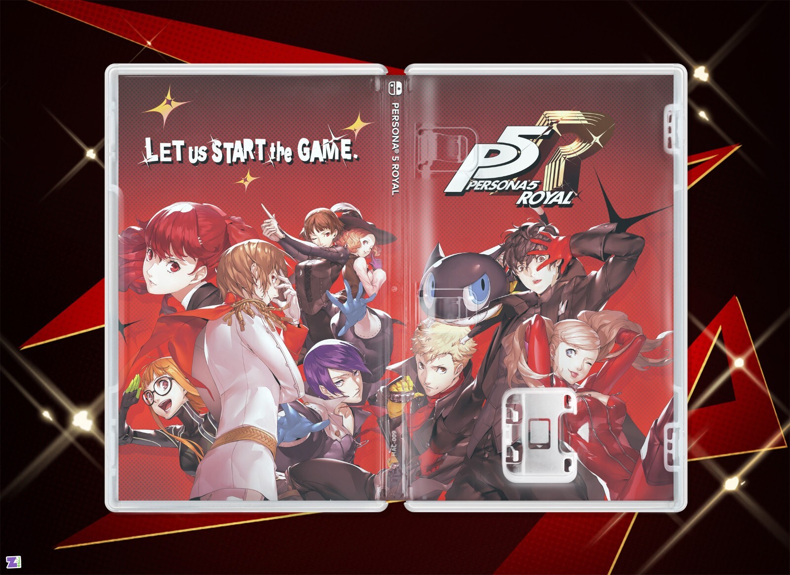 Persona 5 Royal REVERSIBLE COVER ART: Replacement Insert / Case Nintendo Switch