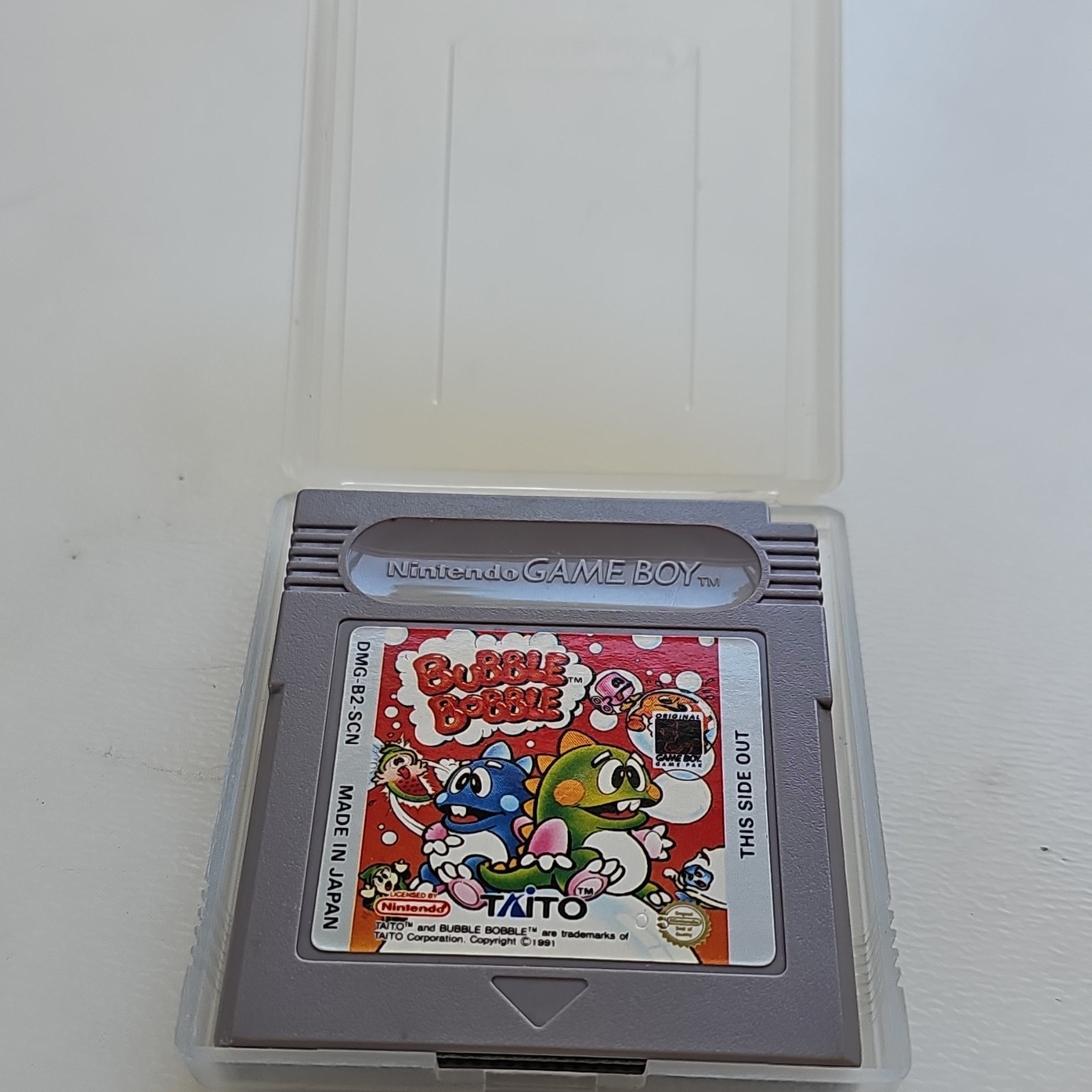 Bubble Bobble – Nintendo Game Boy with case DMG-B2-SCN