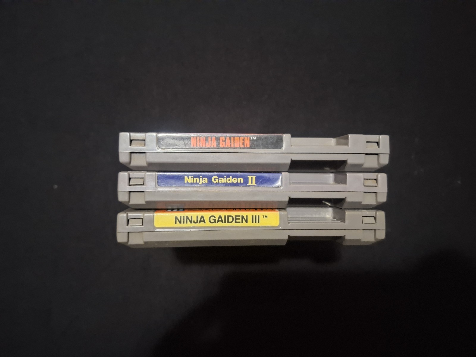 Tecmo Ninja Gaiden I-III NES Game Cartridges Lot NTSC-U/C (US/Canada)
