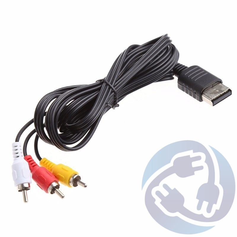 LOT – 10x AV Video Audio Composite RCA Cable Cord for Sega Dreamcast Console A/V