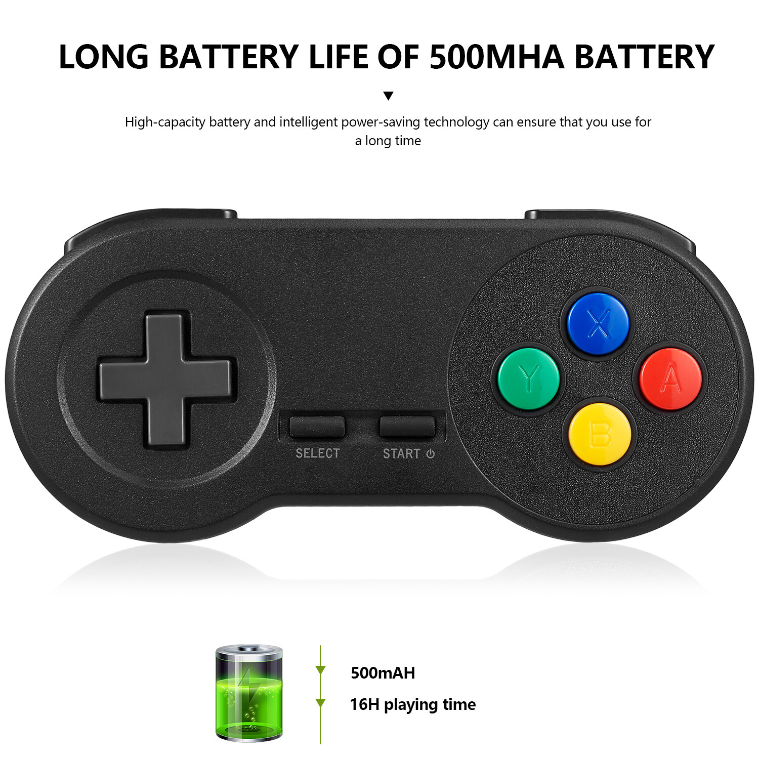 2.4G Wireless SNES / NES Controller Gamepad &USB For PC MAC Windows Raspberry Pi