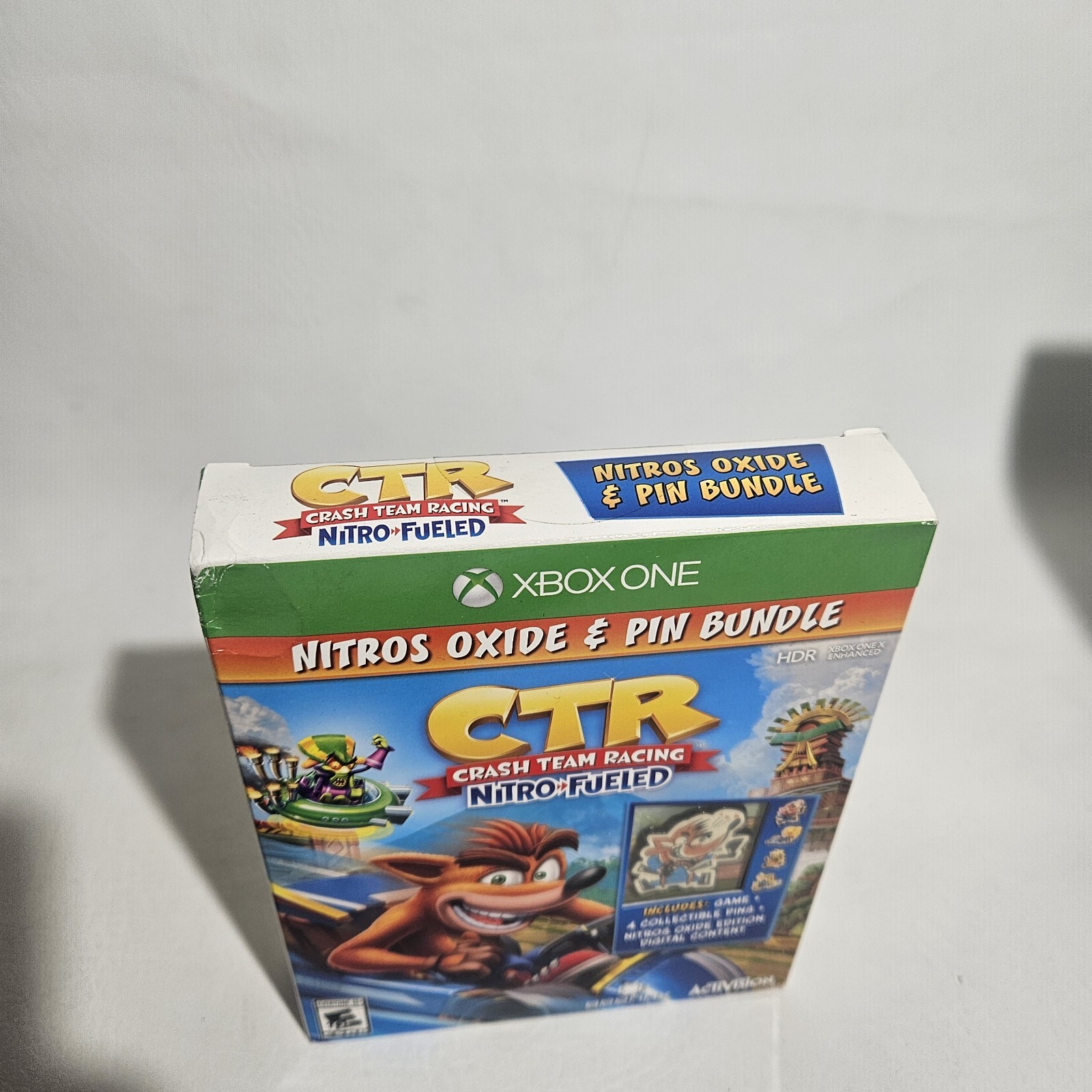 Crash Team Racing: Nitro Fuled Microsoft Xbox One Oxide & Pin Bundle NEW Sealed