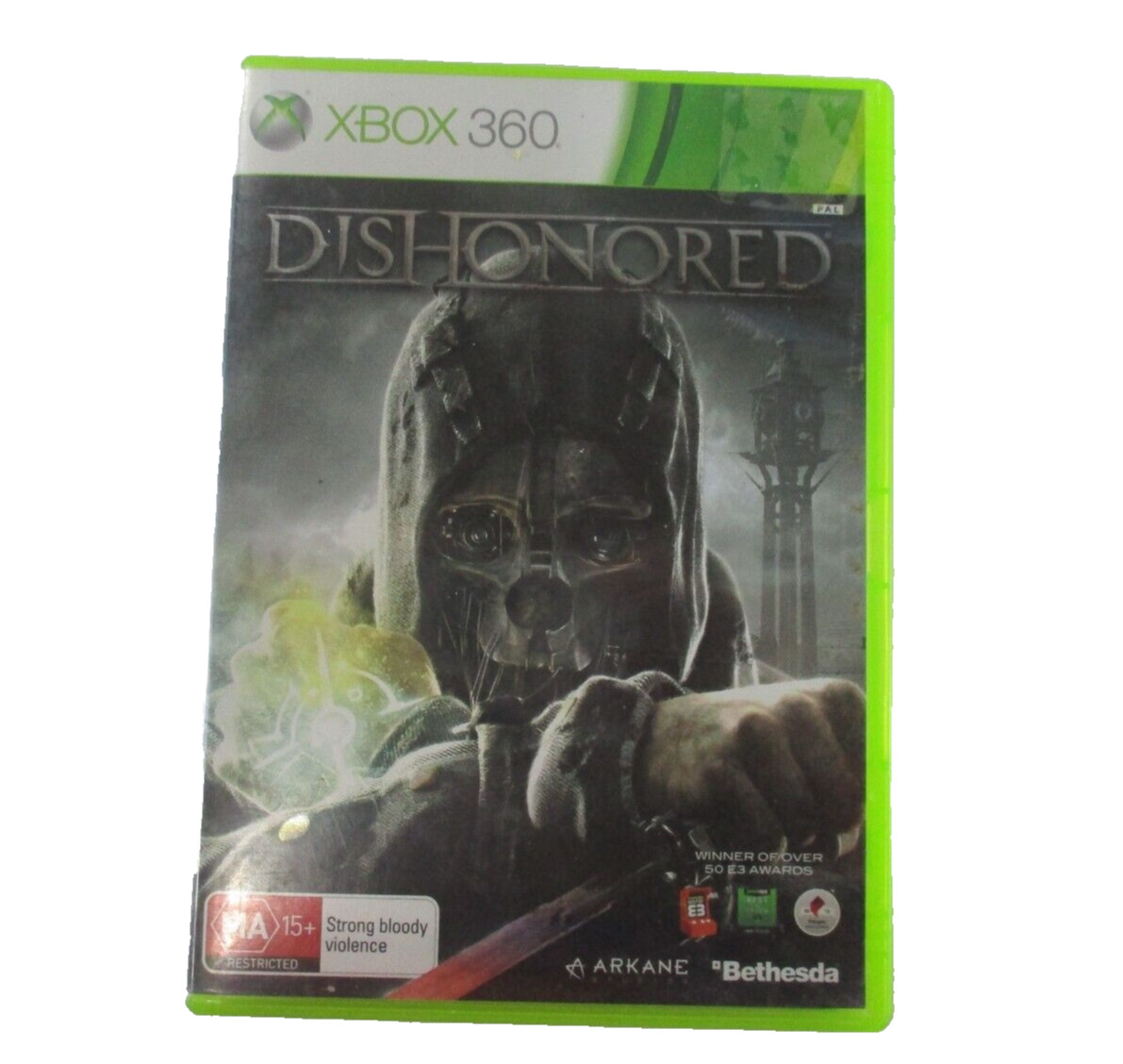 Dishonored XBOX 360 MA15+ PAL R4 2012 Epic Games + Manual Tested