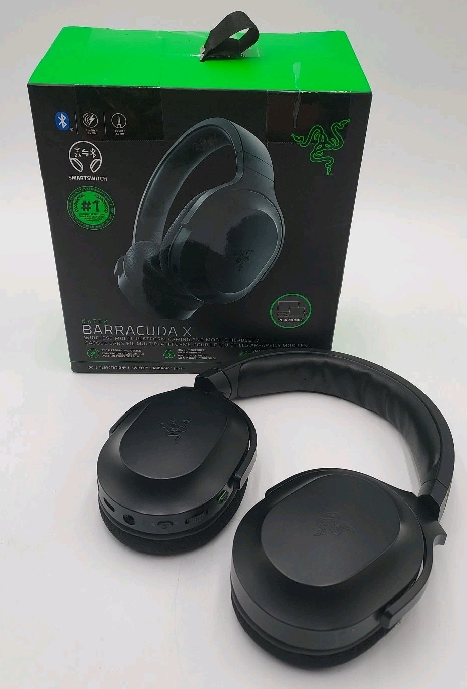 RAZER BARRACUDA X WIRELESS MULTI-PLATFORM GAMING AND MOBILE HEADSET (I1-A5)