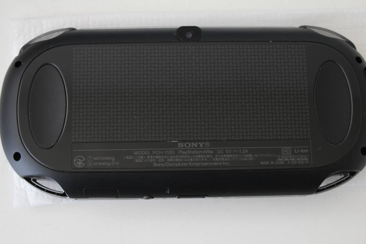 PS Vita Console Crystal Black PCH-1100 OLED 3G/Wi-Fi SONY 1000 Series