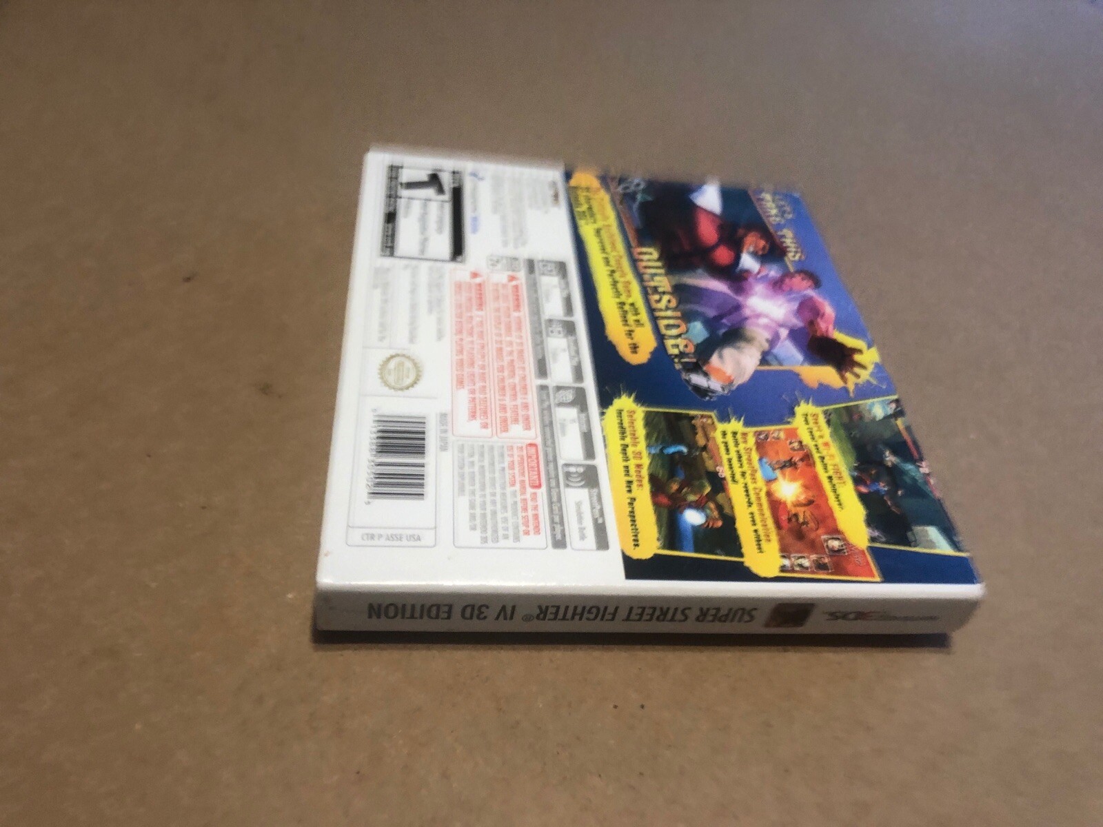 Super Street Fighter IV 3D Edition (Nintendo 3DS BRAND NEW SEALED Slip Cover