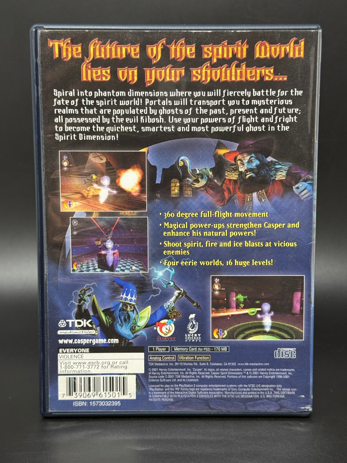 Casper: Spirit Dimensions (Sony PlayStation 2 PS2) *CIB – TESTED*