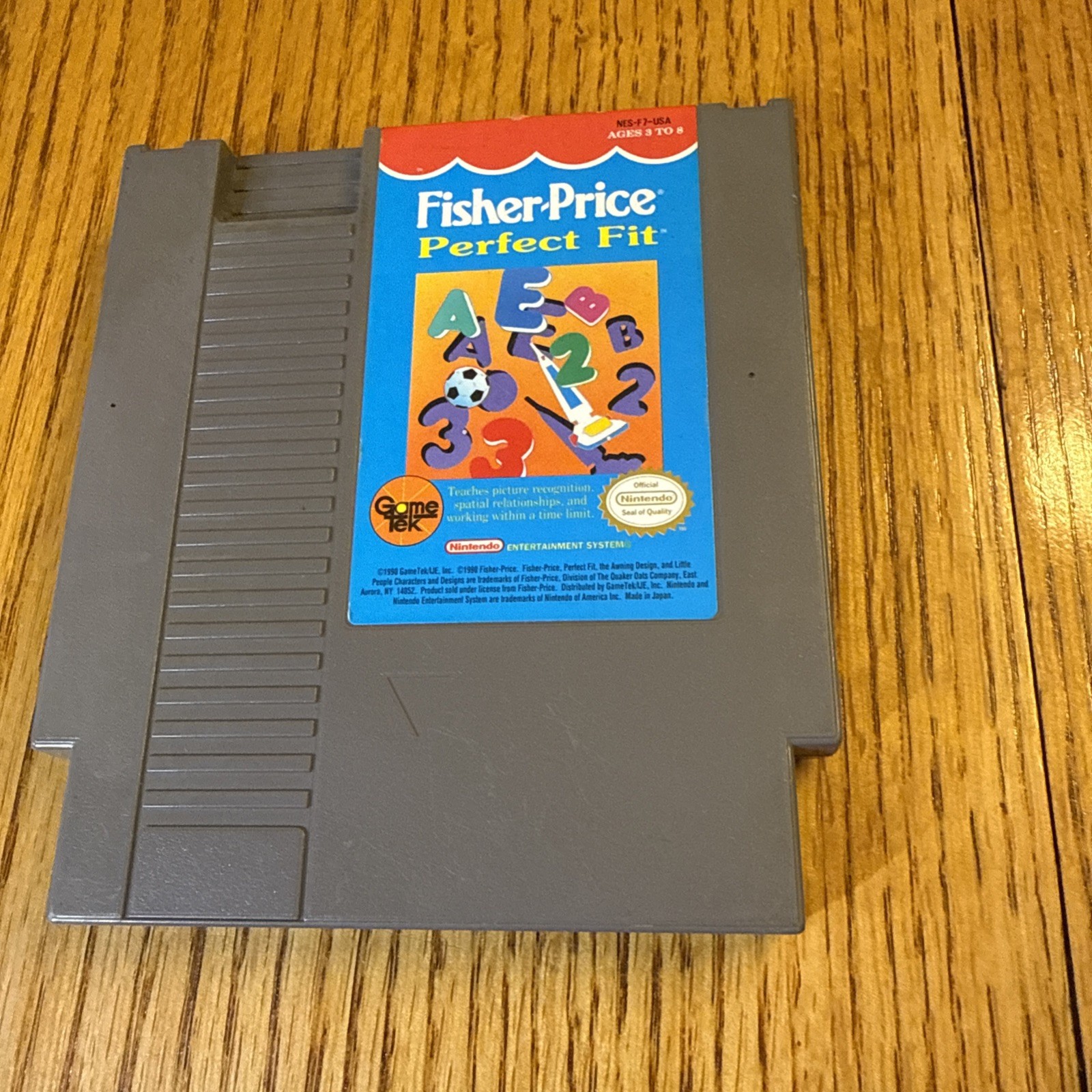 Fisher Price Perfect Fit – Nintendo NES – Tested Working 👍 Vintage 80s Ed Game