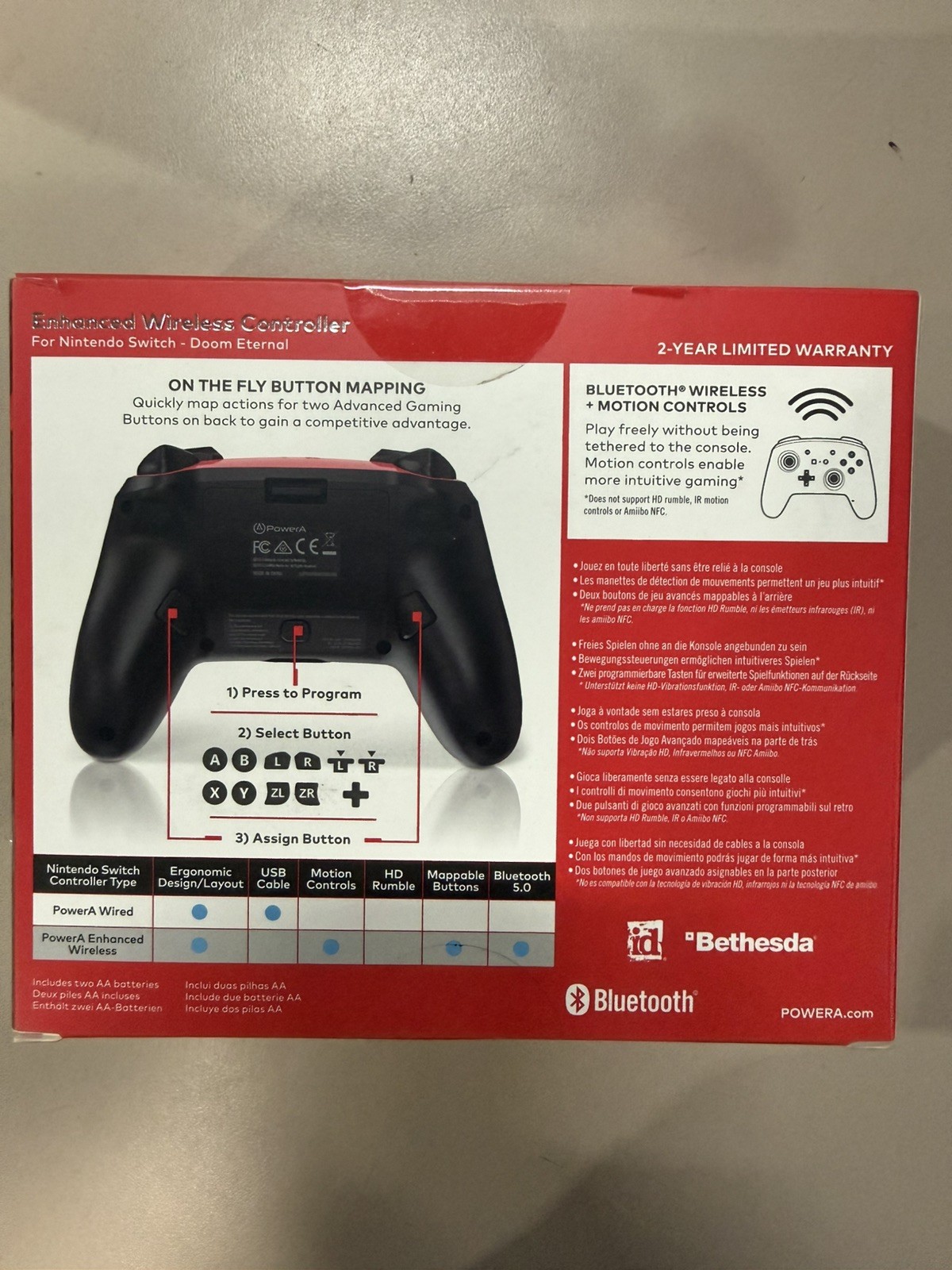 Nintendo Switch Doom Eternal Wireless Controller PowerA New