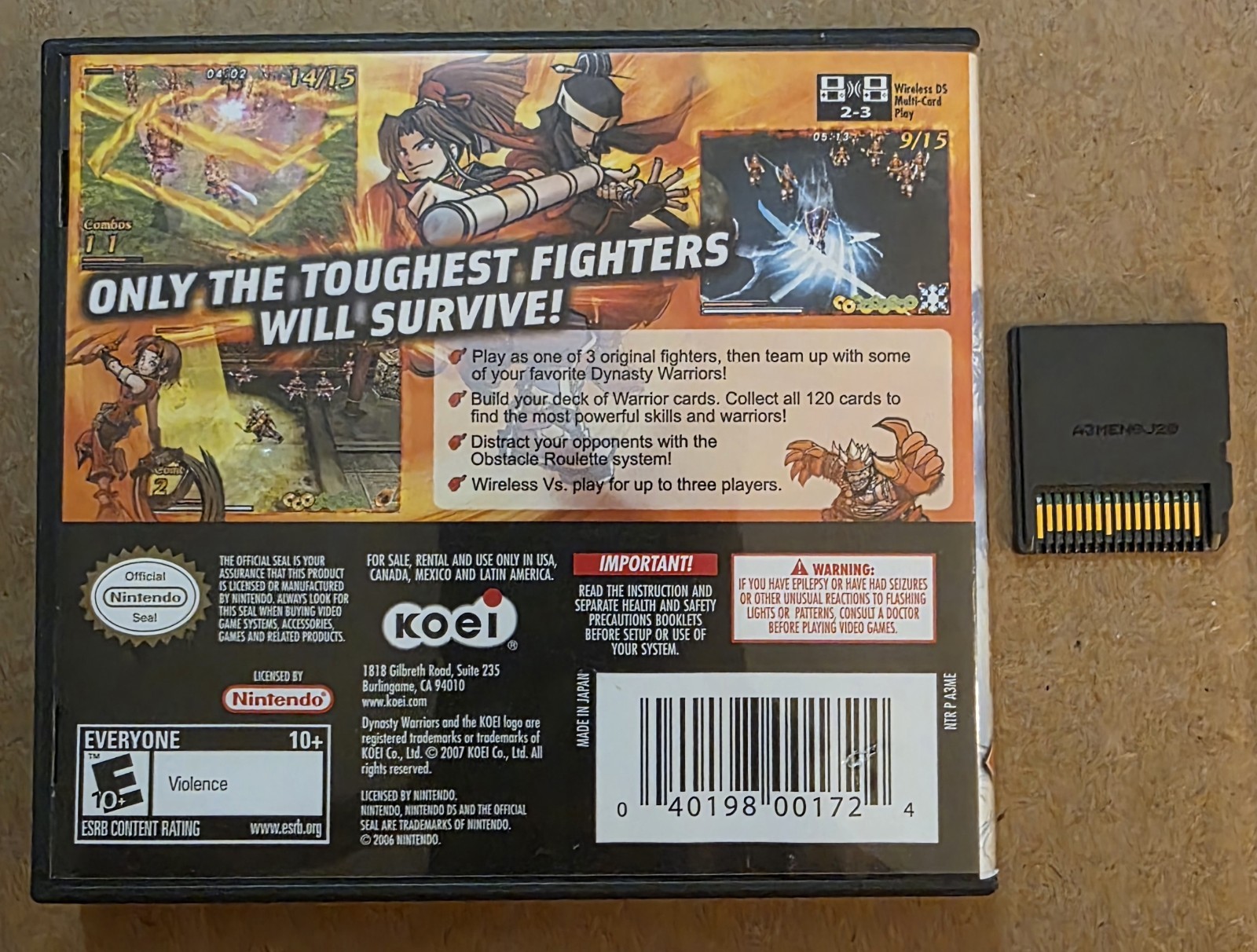 Dynasty Warriors Advance & DS: Fighter’s Battle Bundle (Nintendo DS, GBA) Tested