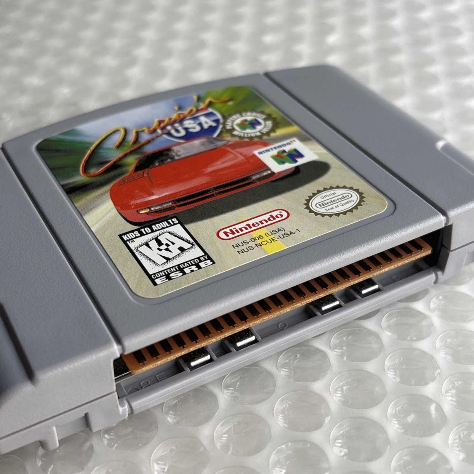 Cruis’n USA N64 Nintendo 64 GameCartridge– Classic Retro Arcade Racing Adventure