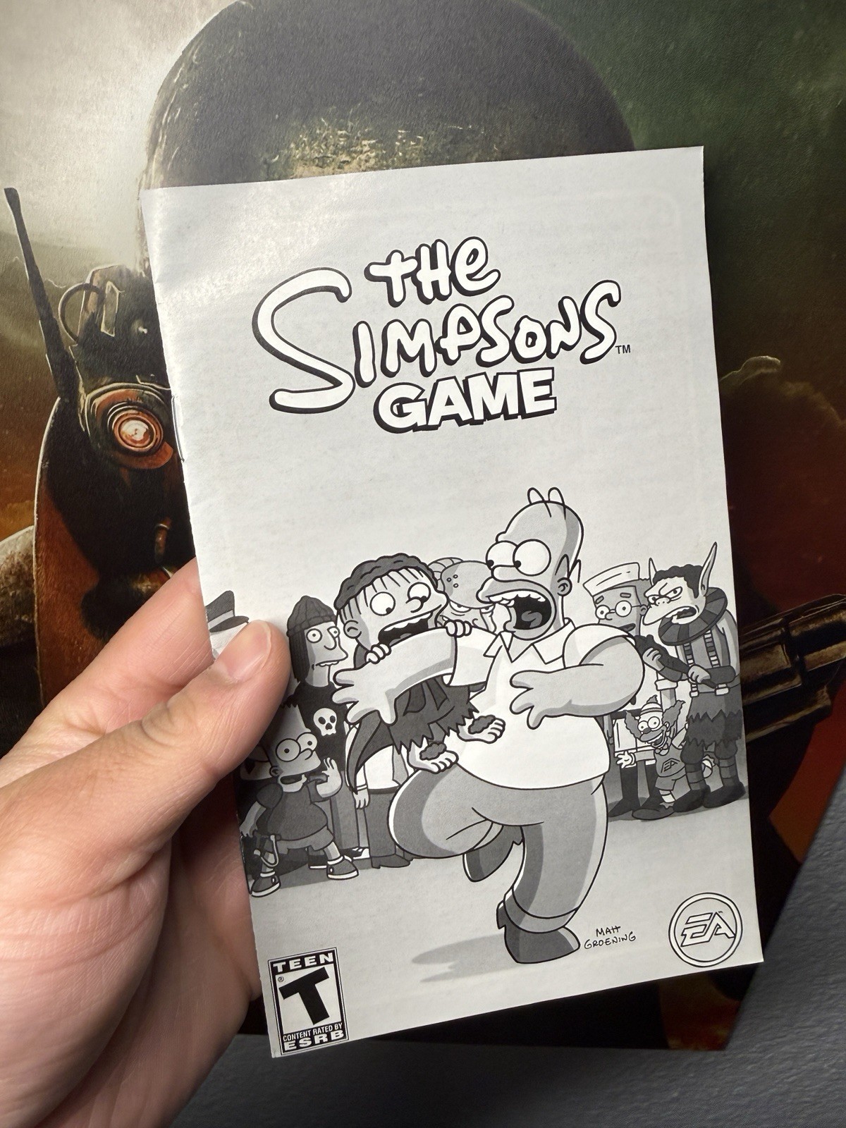 The Simpsons Game PS2 CIB with Poster