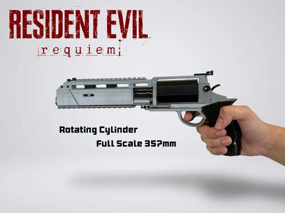 Resident Evil Requiem Magnum – Full Scale 357mm Display Model w/ Rotating Chambe