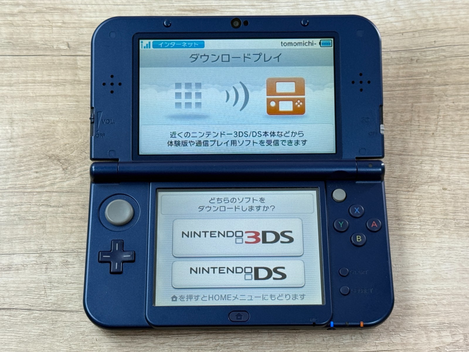 RANK B+ Dual IPS Nintendo New 3DS XL Metallic Blue Console Japan ver Tested D475