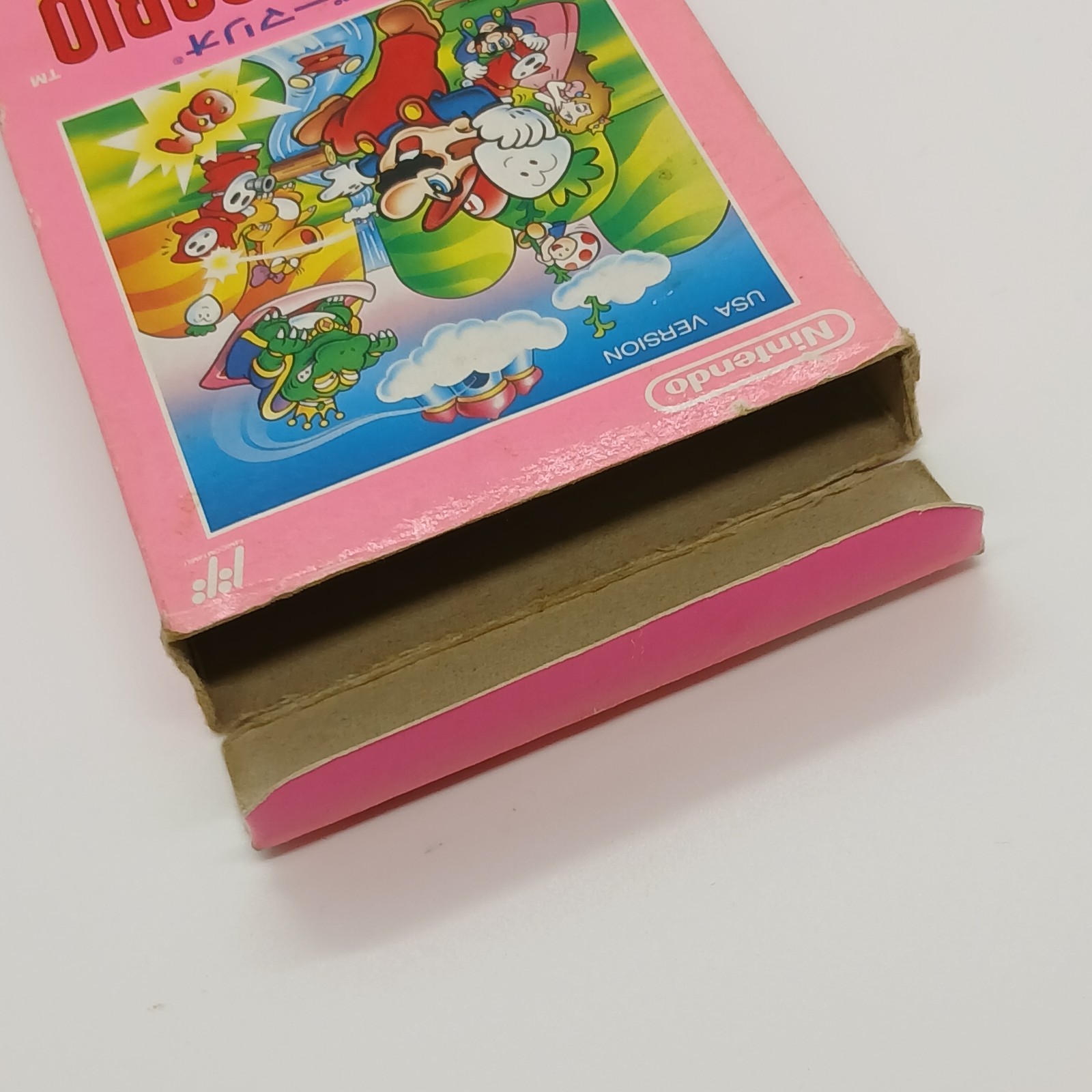 Famicom SUPER MARIO USA Box Manual Nintendo Japan HVC-MT