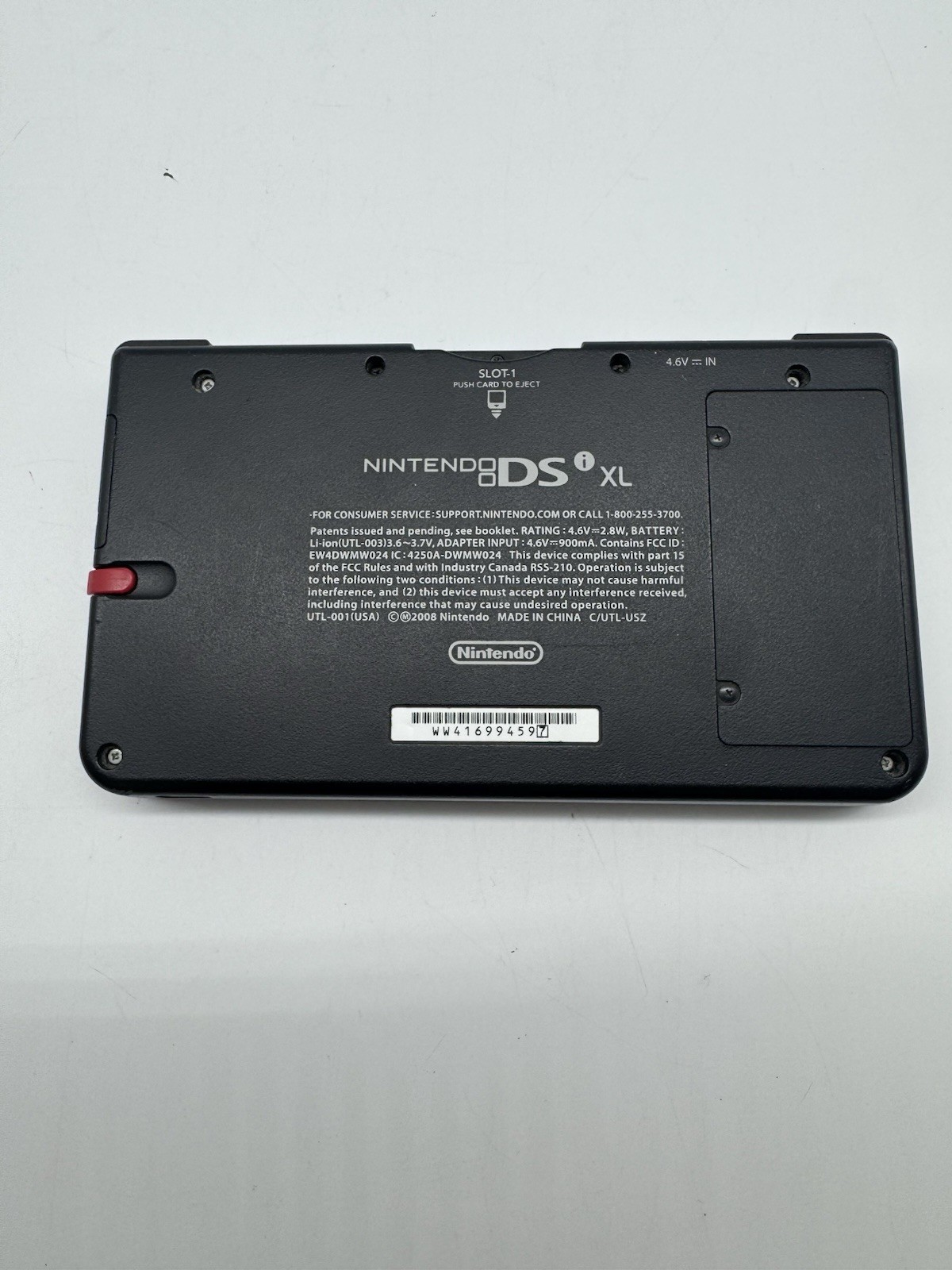 Nintendo DSi XL Handheld Console Midnight Blue – Turns On – Broken Touch Screen
