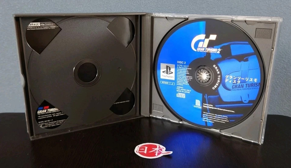 Playstation Gran Turismo 2 + SPINE CARD Japanese PS1 Game Free Ship