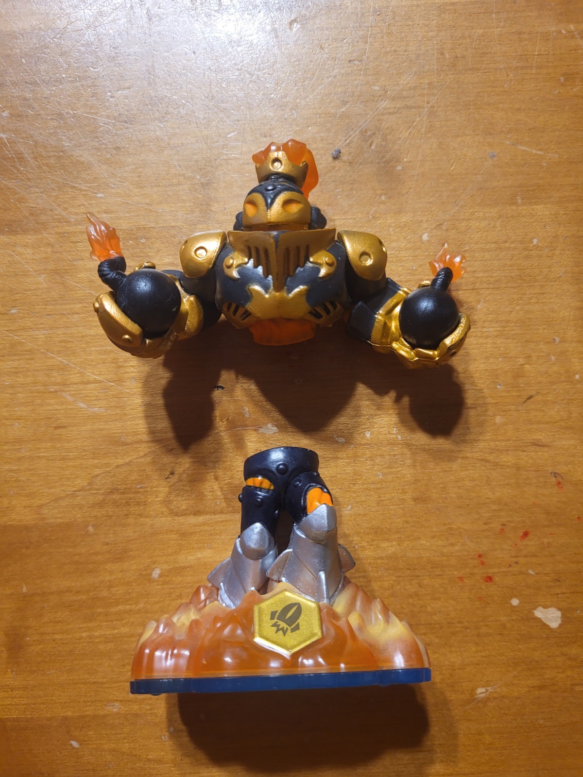Skylanders Swap Force MIX DARK BLAST ZONE Swappable Figure Blue Base READ