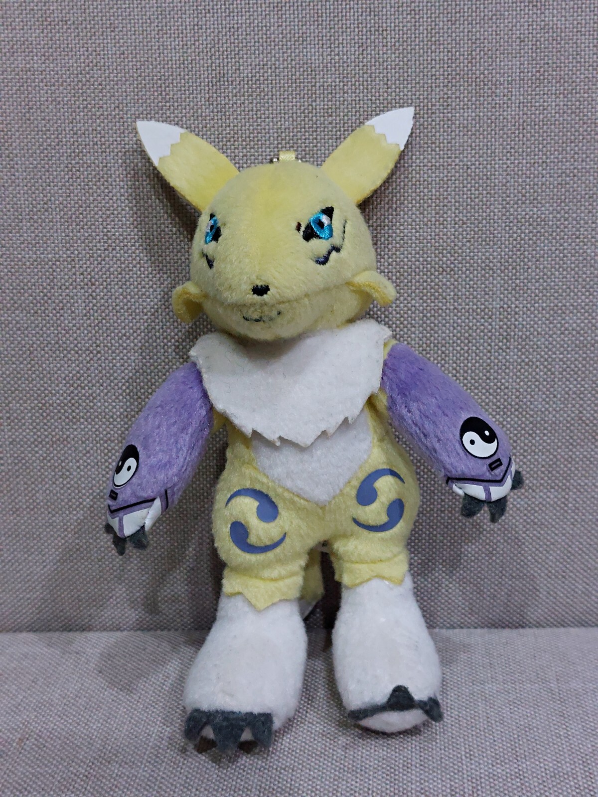 Digimon Tamers Renamon Plush Mascot Doll Banpresto 2018 Japan 5.5in