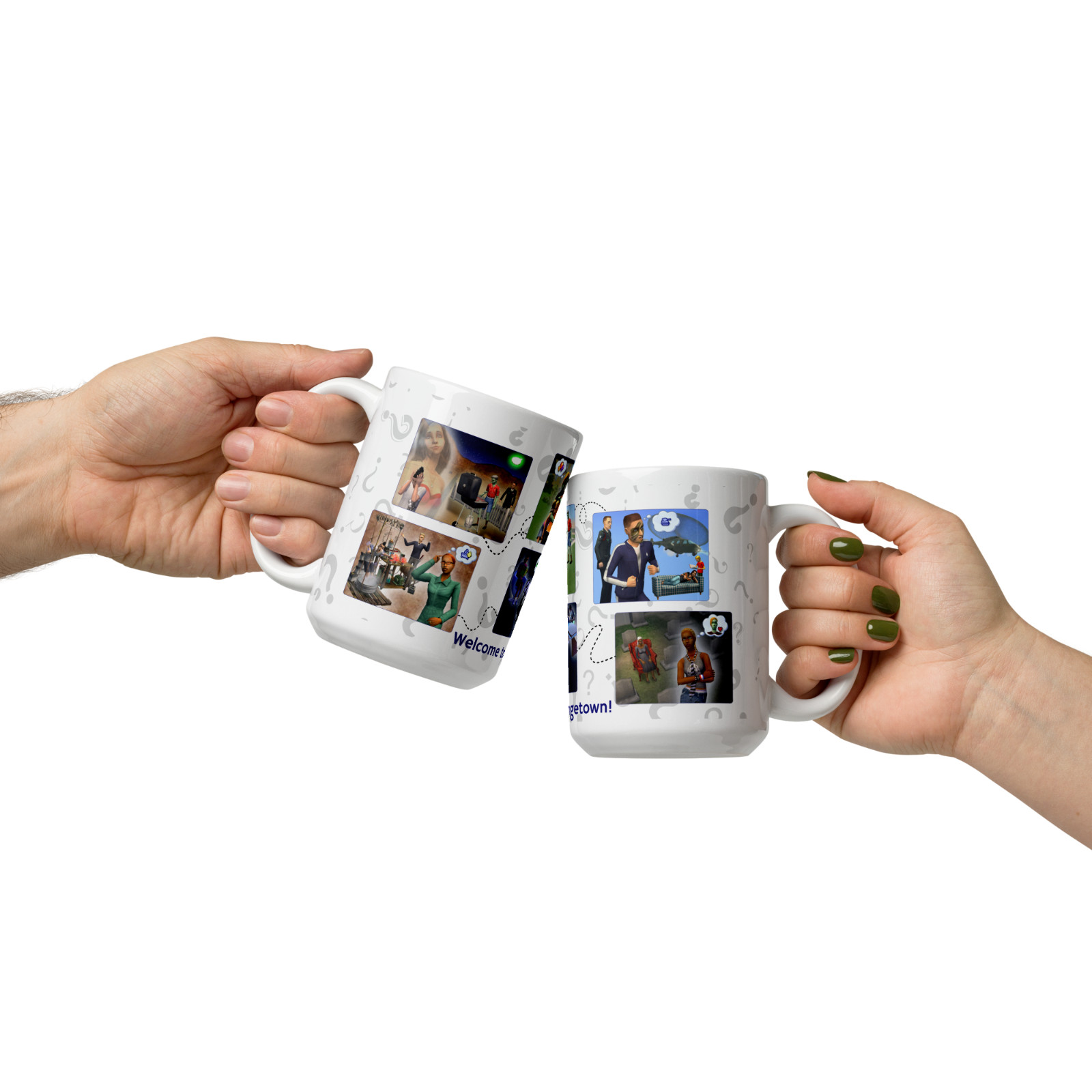 The Sims 2 Mug Gift Gaming 15oz the Sims 2 Welcome to Strangetown