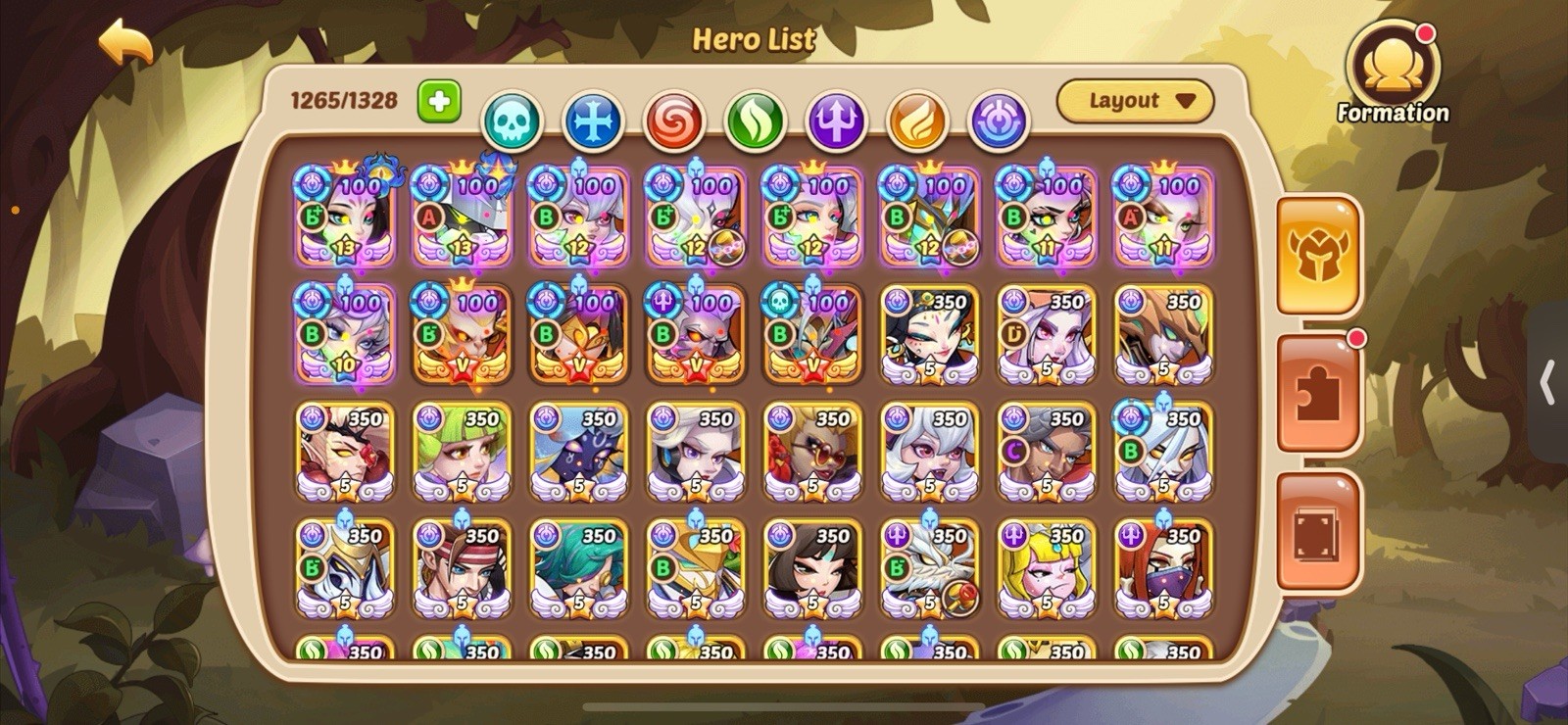 Idle Heroes IOS Whaleish Account | 3.5B Power Comes with all copies shown.