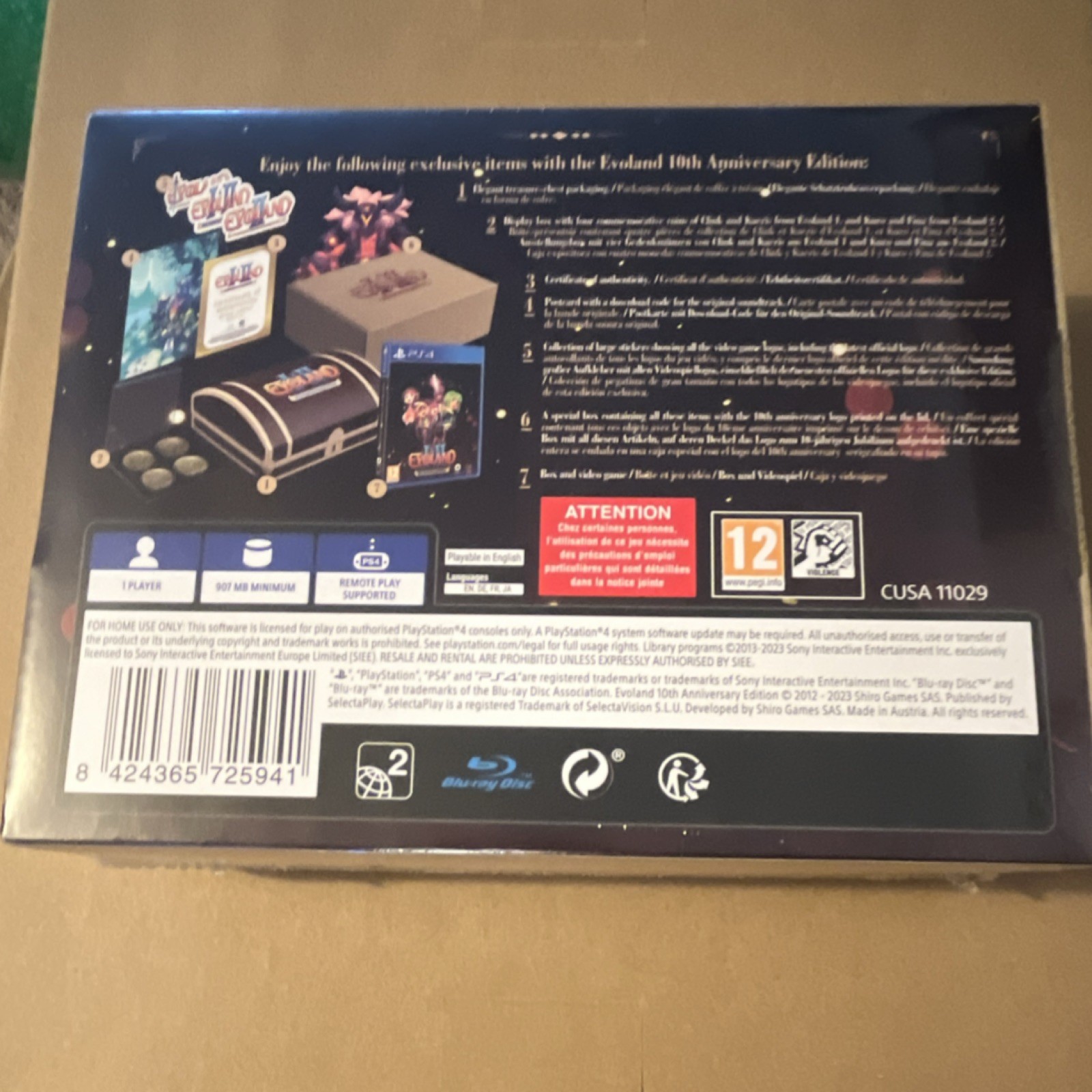 Selecta Play Evoland I & II 10th Anniversary Edition PS4 Action RPG PAL PEGI 12