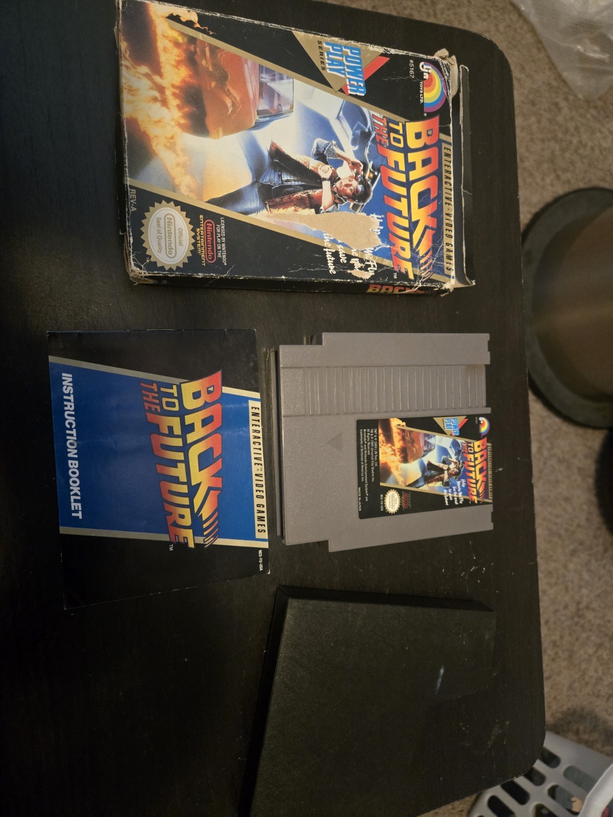 Back to the Future Nintendo NES 1989 Complete CIB
