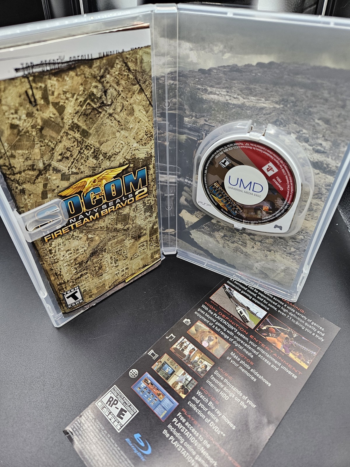SOCOM: US Navy Seals Fireteam Bravo 2 / Sony PSP Greatest Hits / CIB / Tested