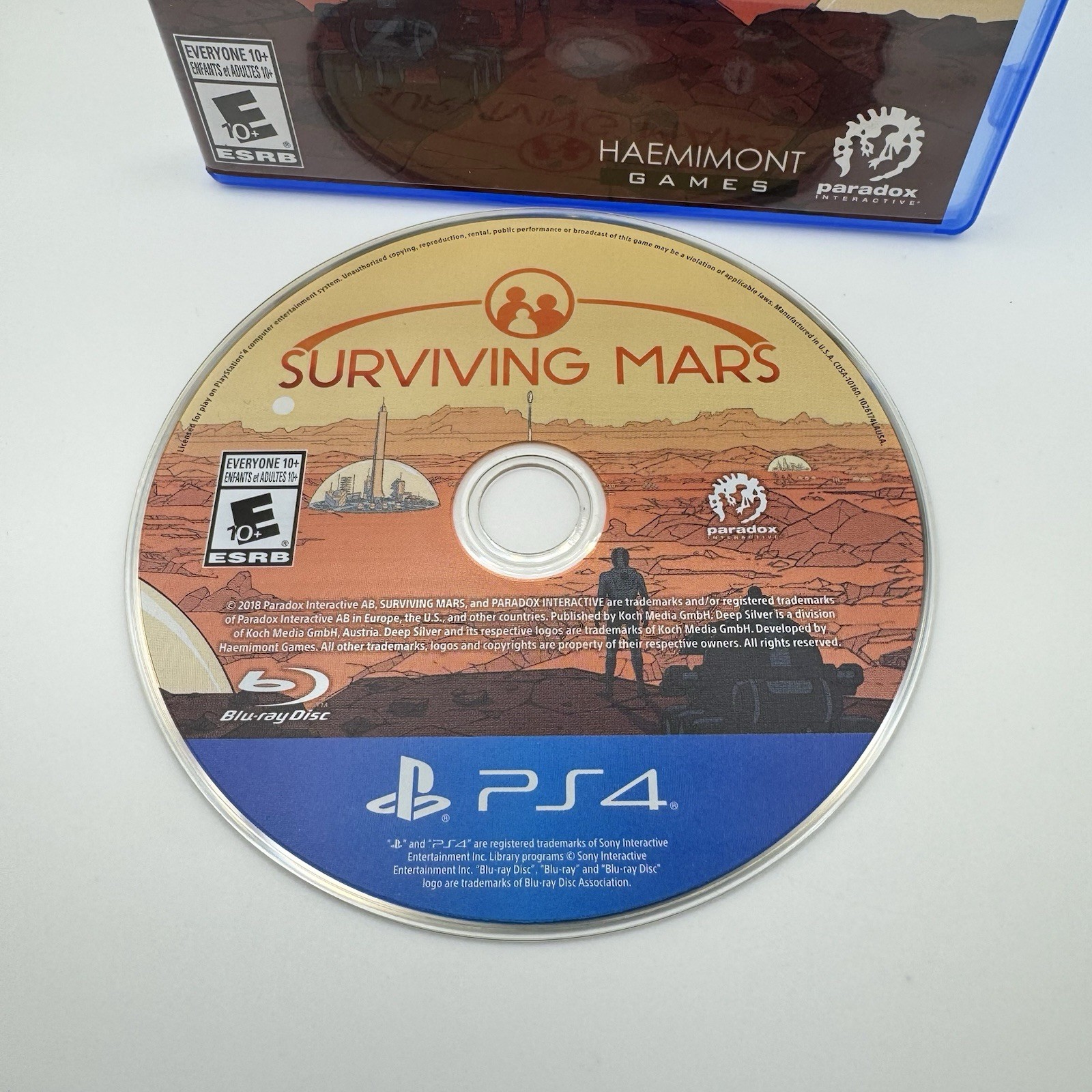 Surviving Mars (Sony PlayStation 4, 2018) PS4 | Adult Owned / Tested