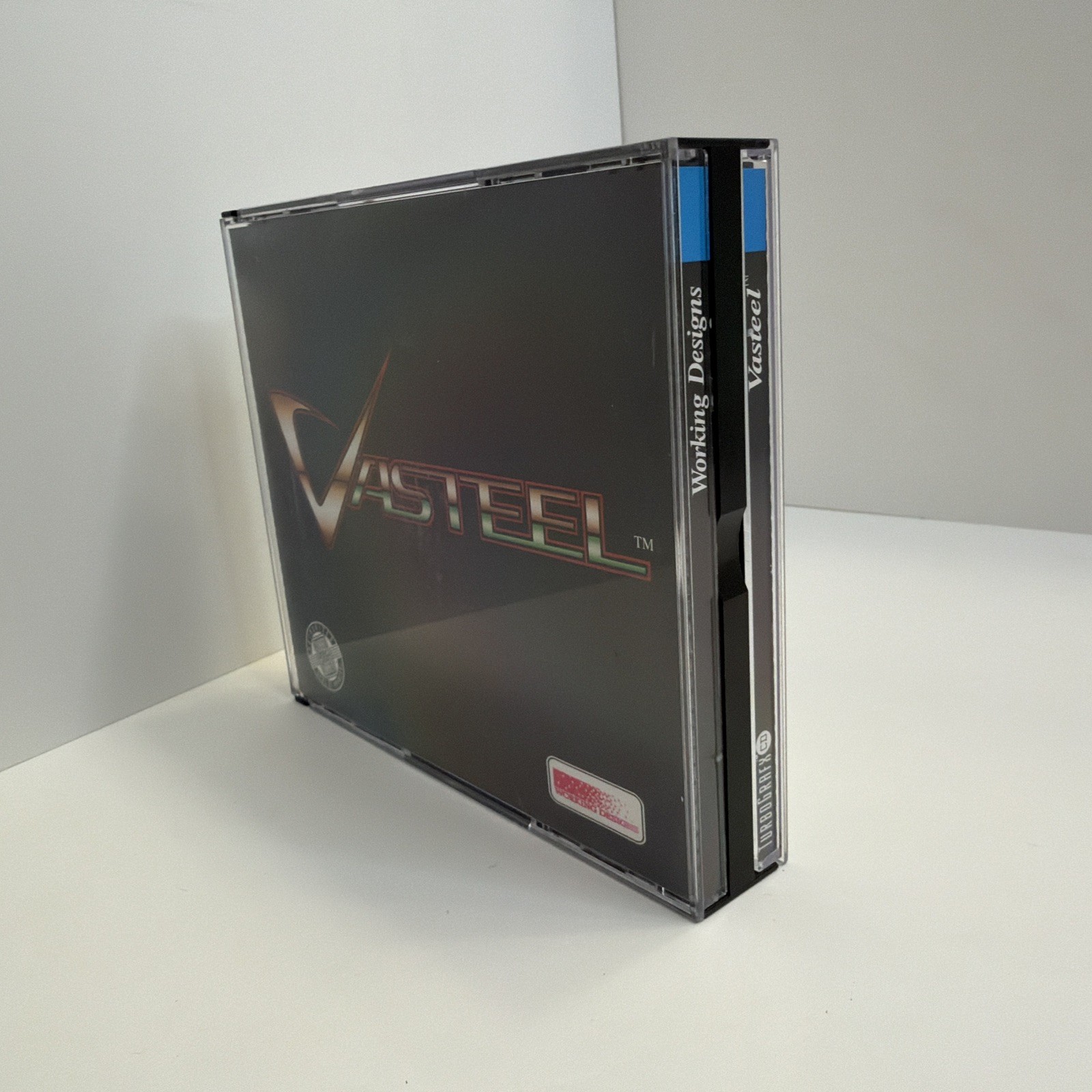 Vasteel TurboGrafx-16 CD PC Engine Tested Complete CIB W/ Map Poster MINT Disc