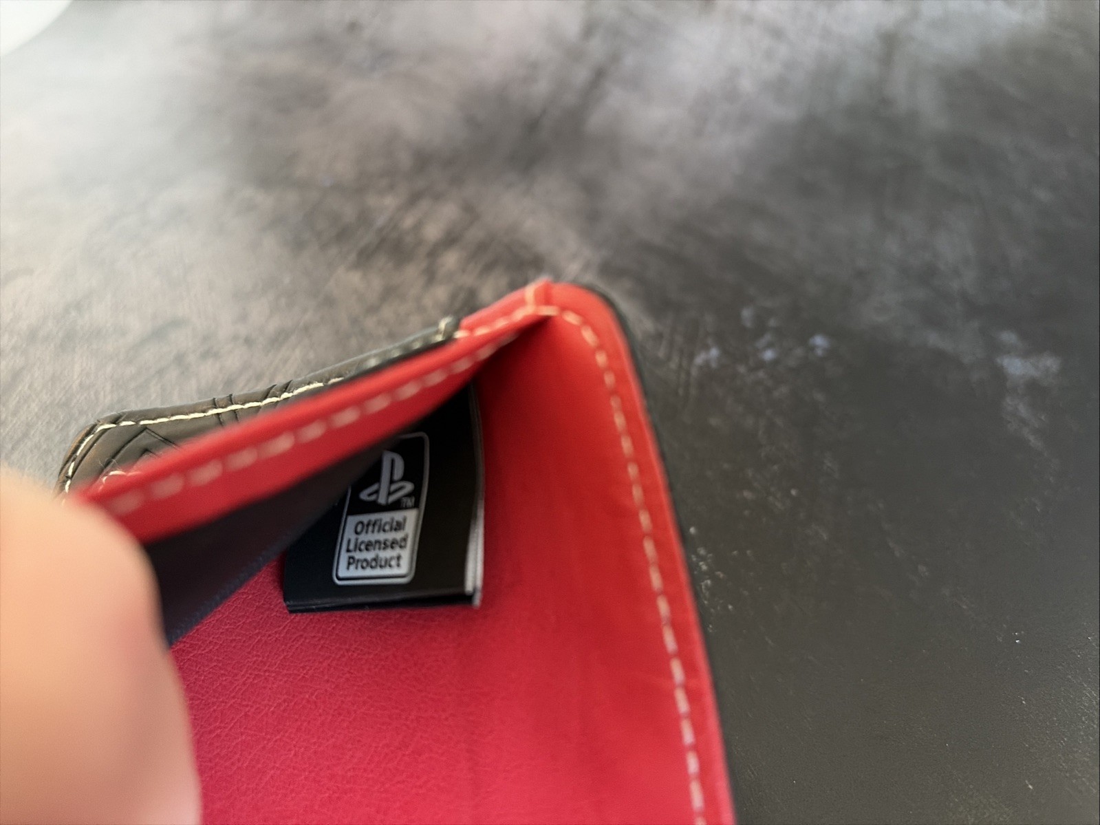 Sony PlayStation Wallet Black Synthetic Leather