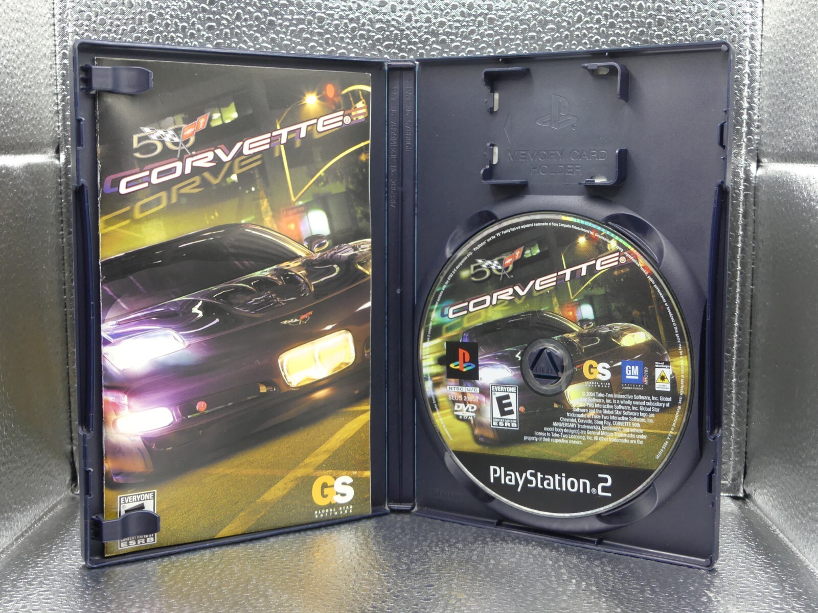 PlayStation 2 PS2 Corvette Tested & Working With Manual Video Game