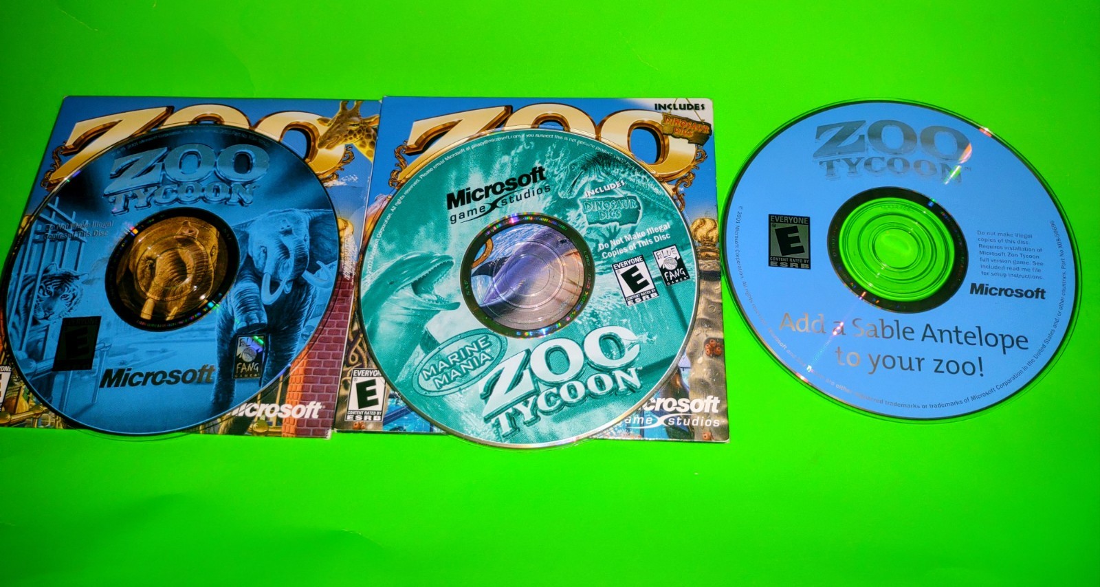 Zoo Tycoon: Complete Collection PC W/Rare Sable Antelope Disc