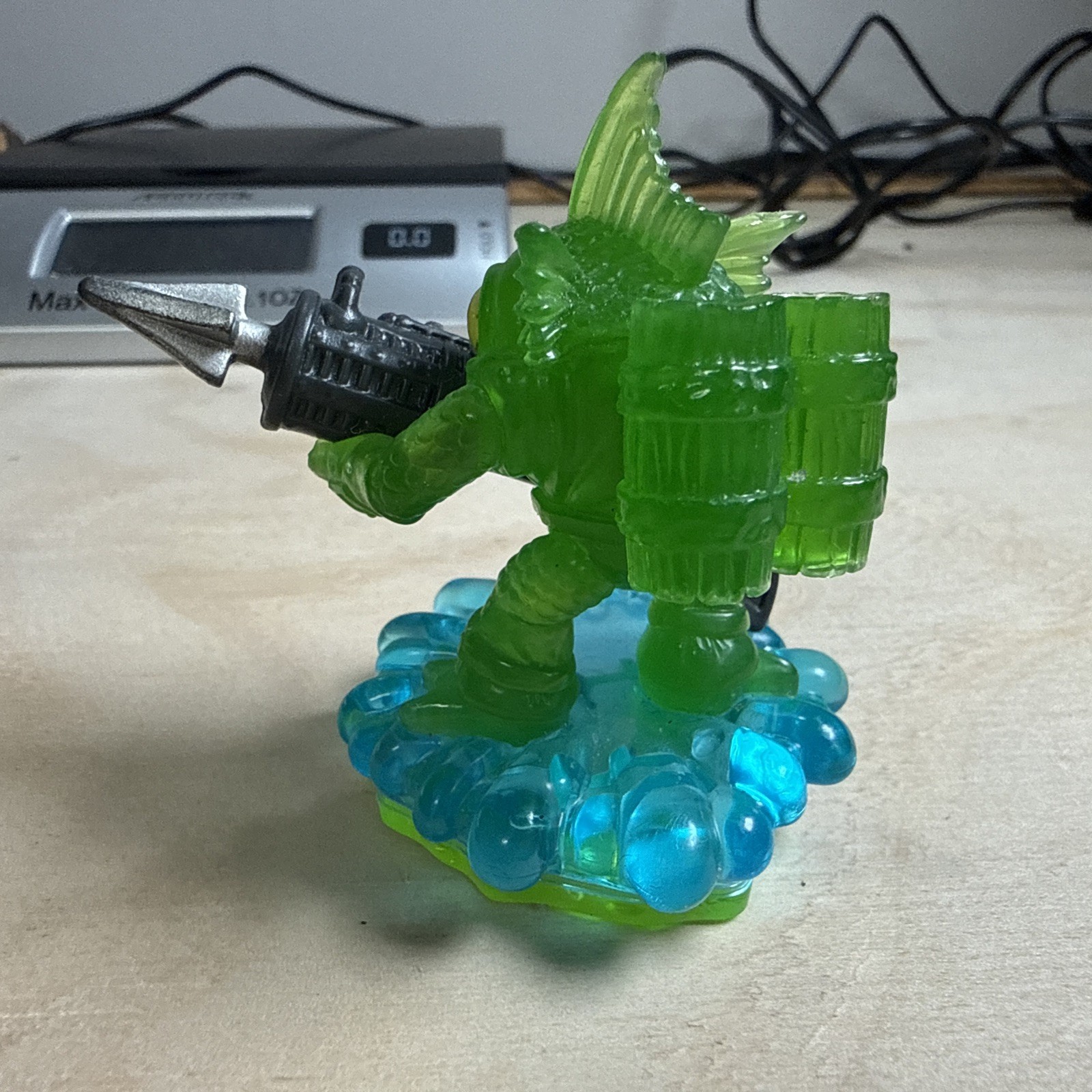 Skylanders Spyro’s Adventure Clear Green Gill Grunt Character Figure A98