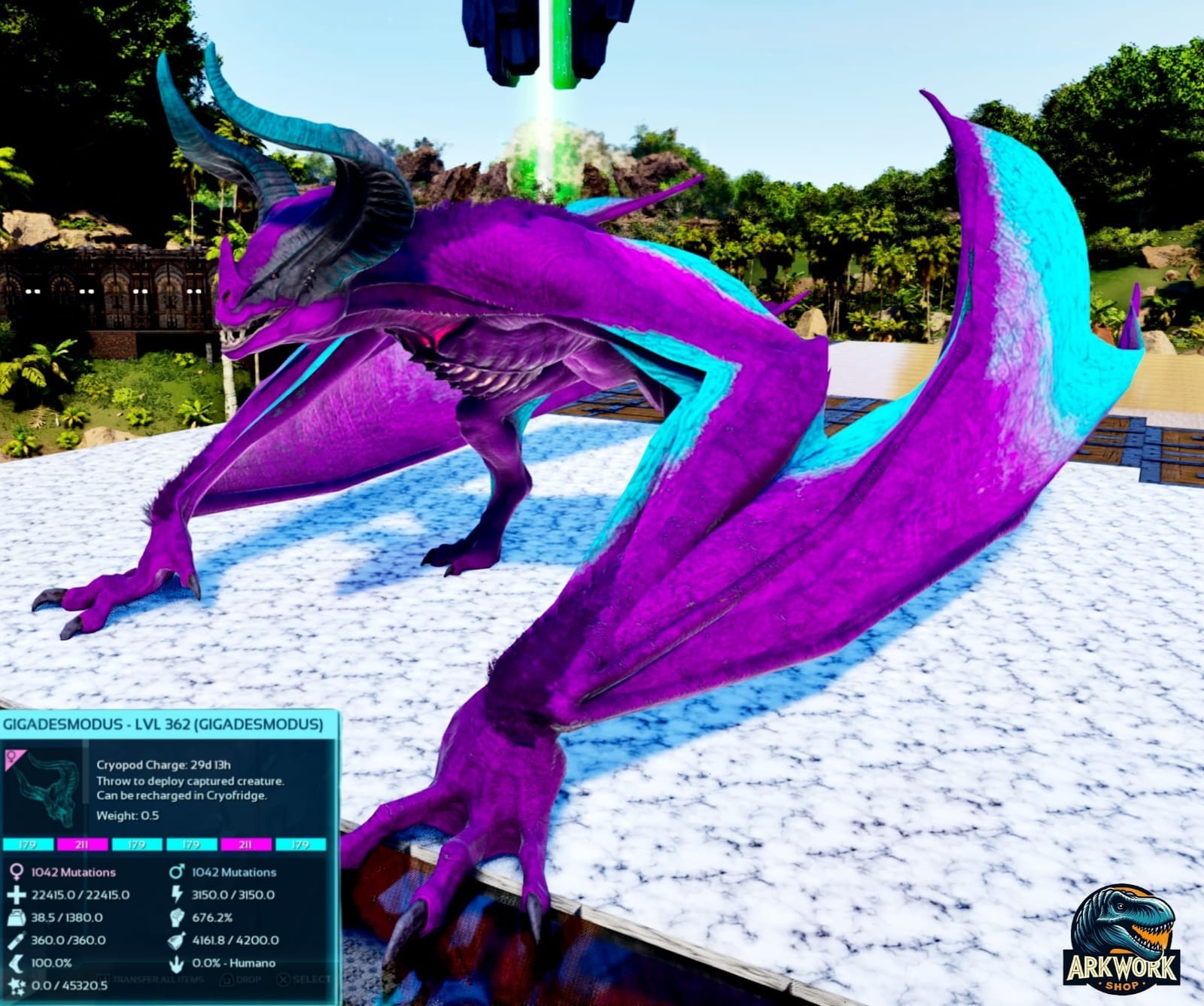 🦖ARK Survival Ascended New Gigadesmodus Top Stats PVE PS5/XBOX/PC
