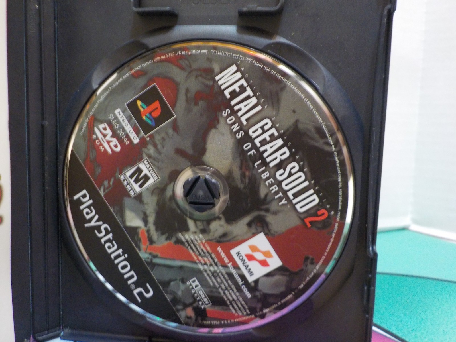 N A1001 Metal Gear Solid 2 Sons of Liberty PS2 PlayStation 2 CIB
