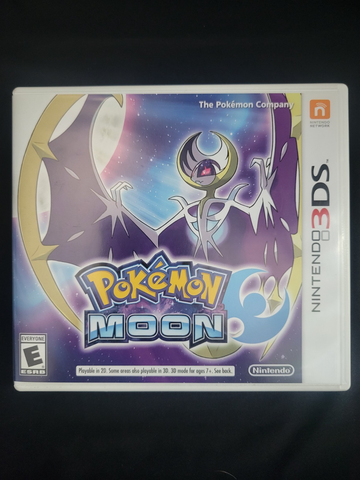 Pokemon Moon – Nintendo 3DS Game with Case – Lightly Played