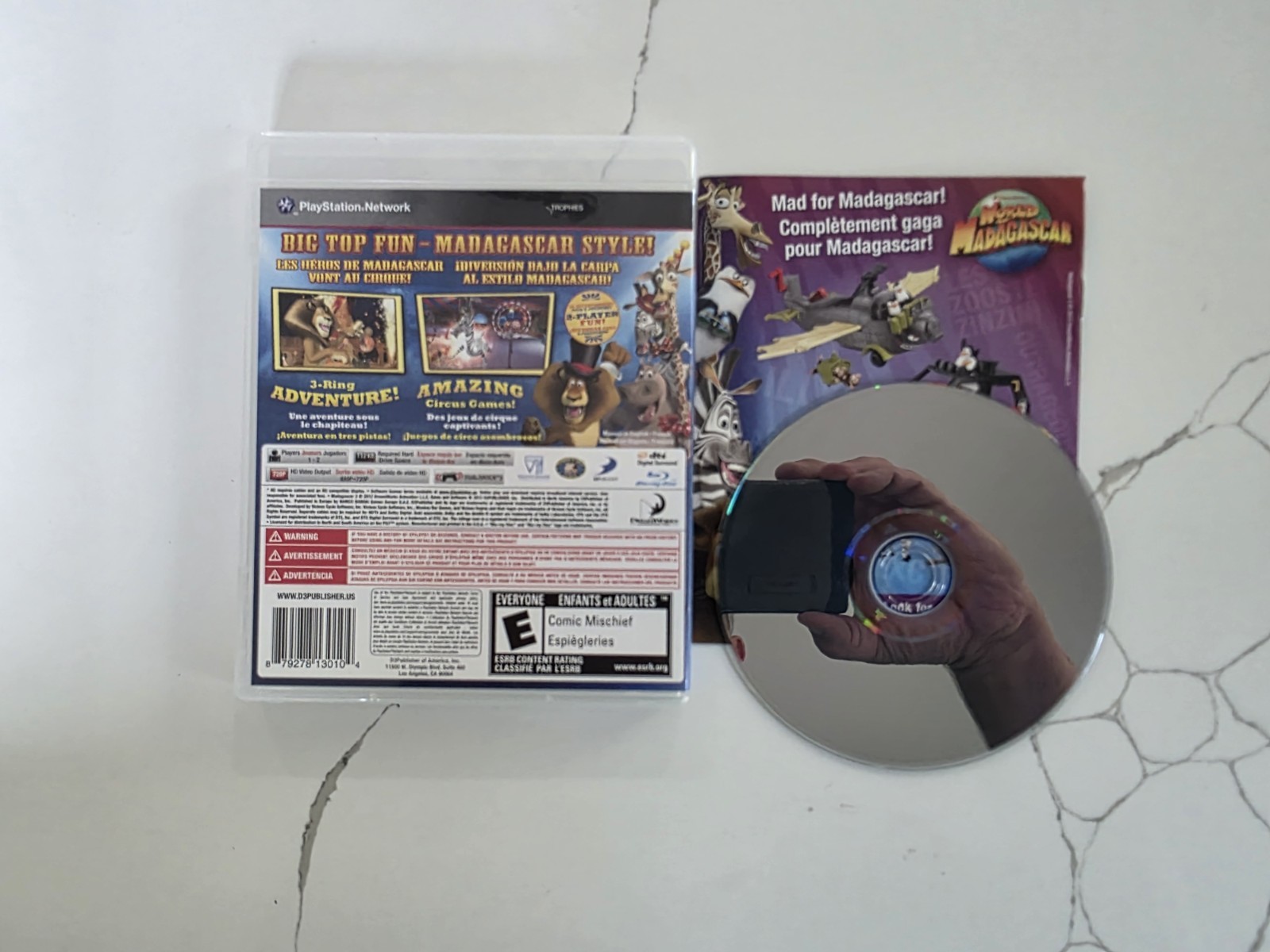 Madagascar 3: The Video Game Sony PlayStation 3 PS3 Game Complete!